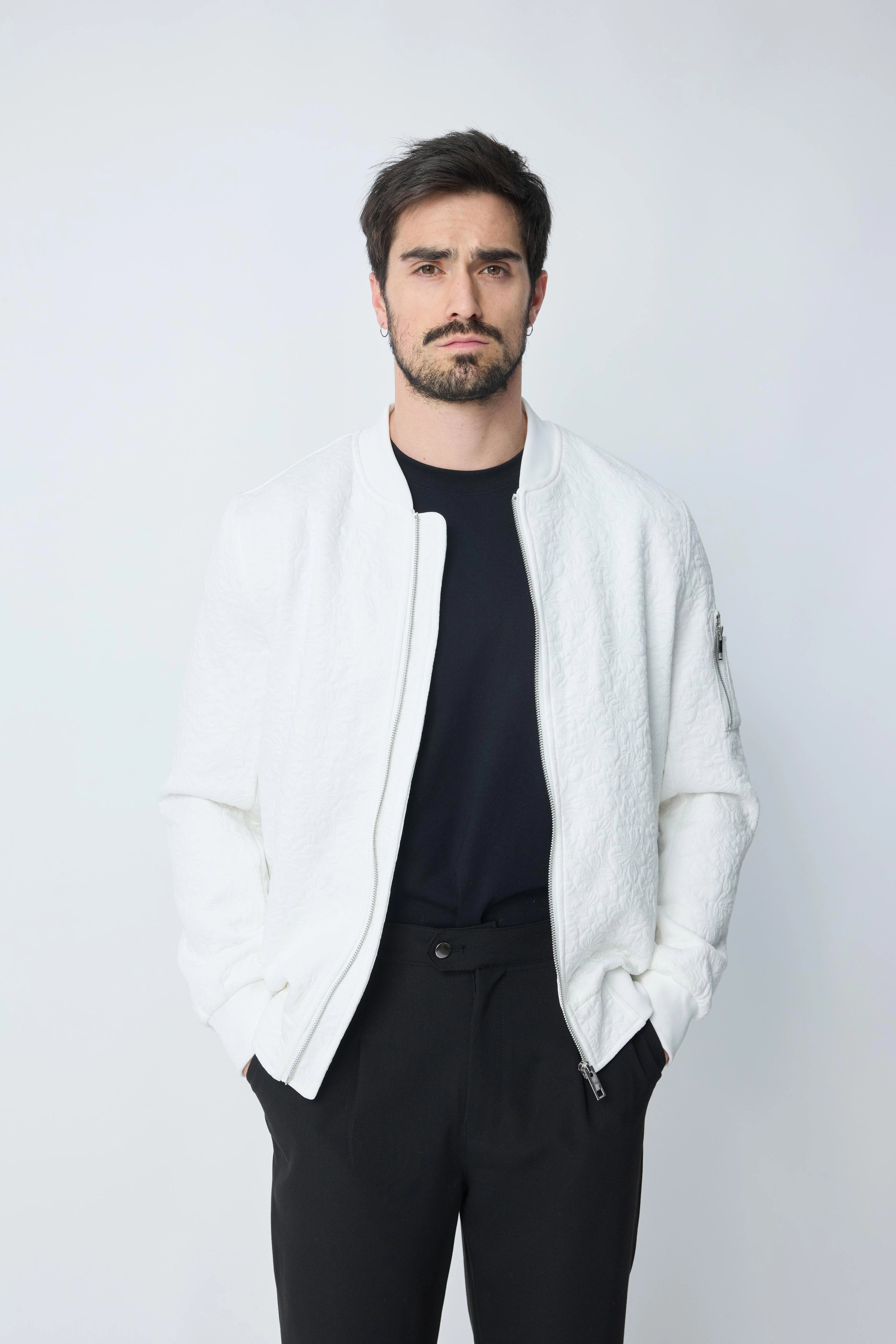 Vestes bombers à fermeture éclair