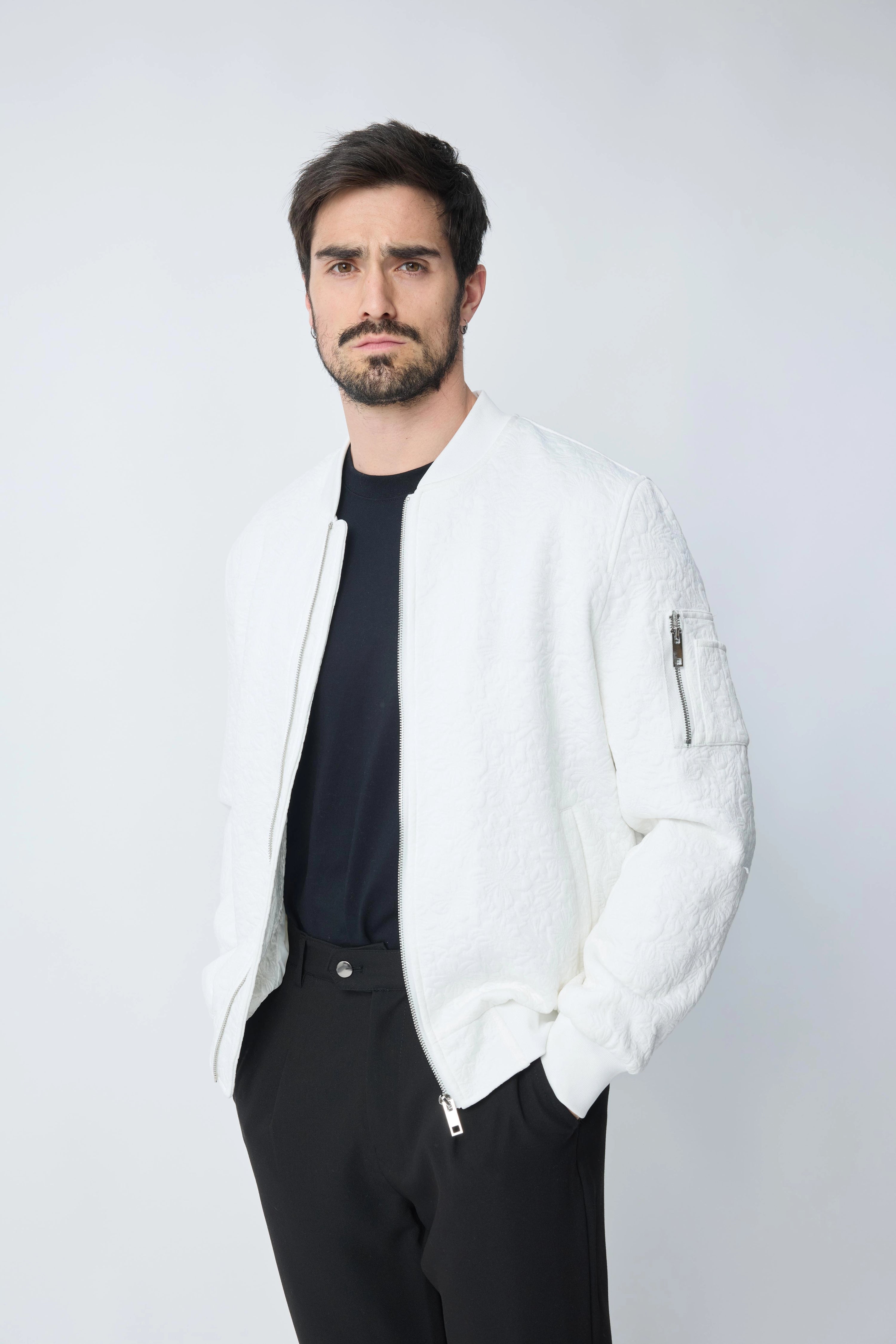 Vestes bombers à fermeture éclair