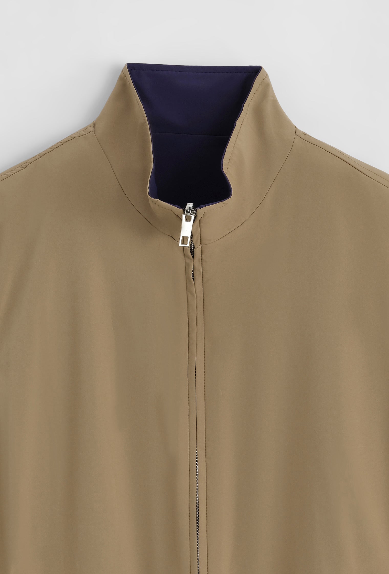 Veste sans manches à zip unie