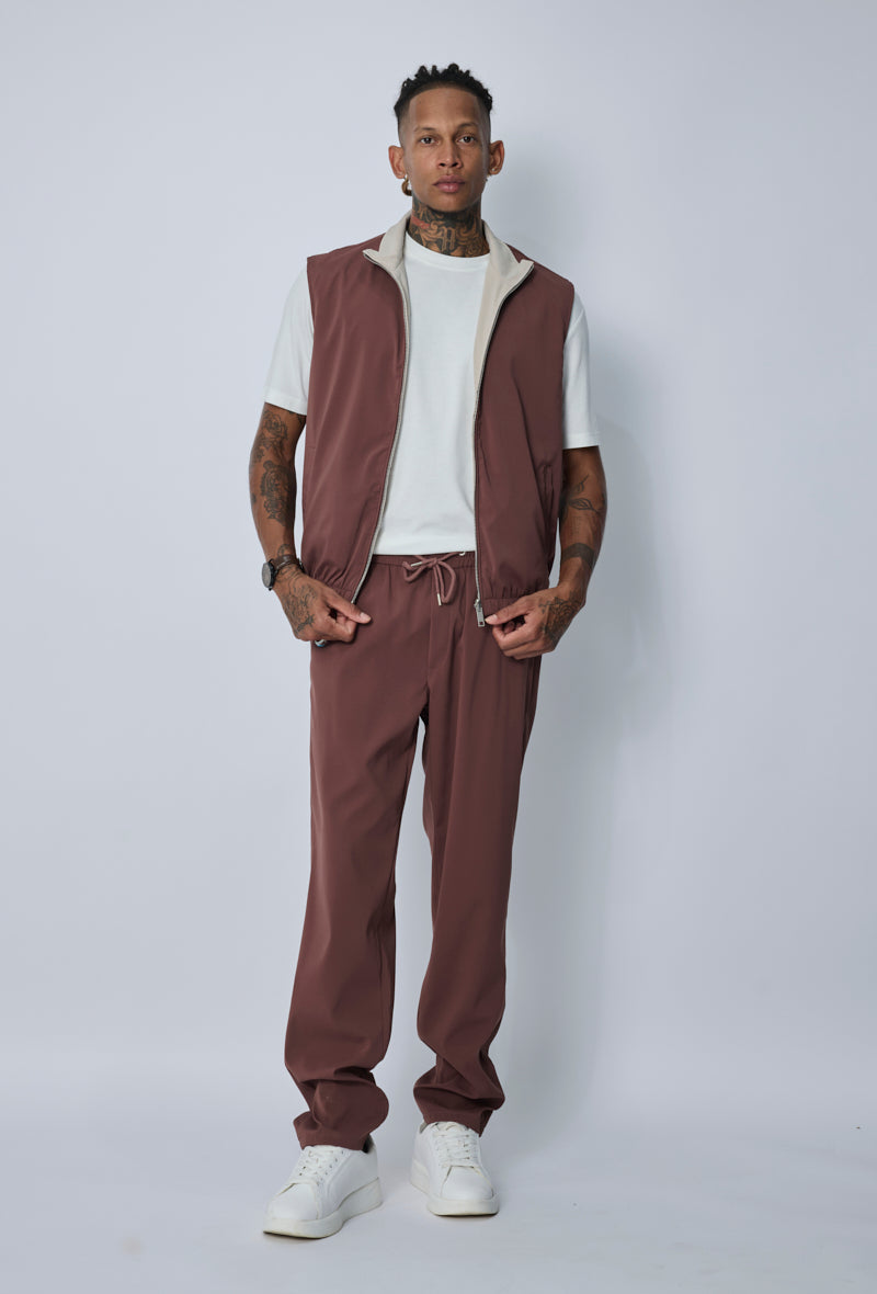 Gilet sans manches zippé