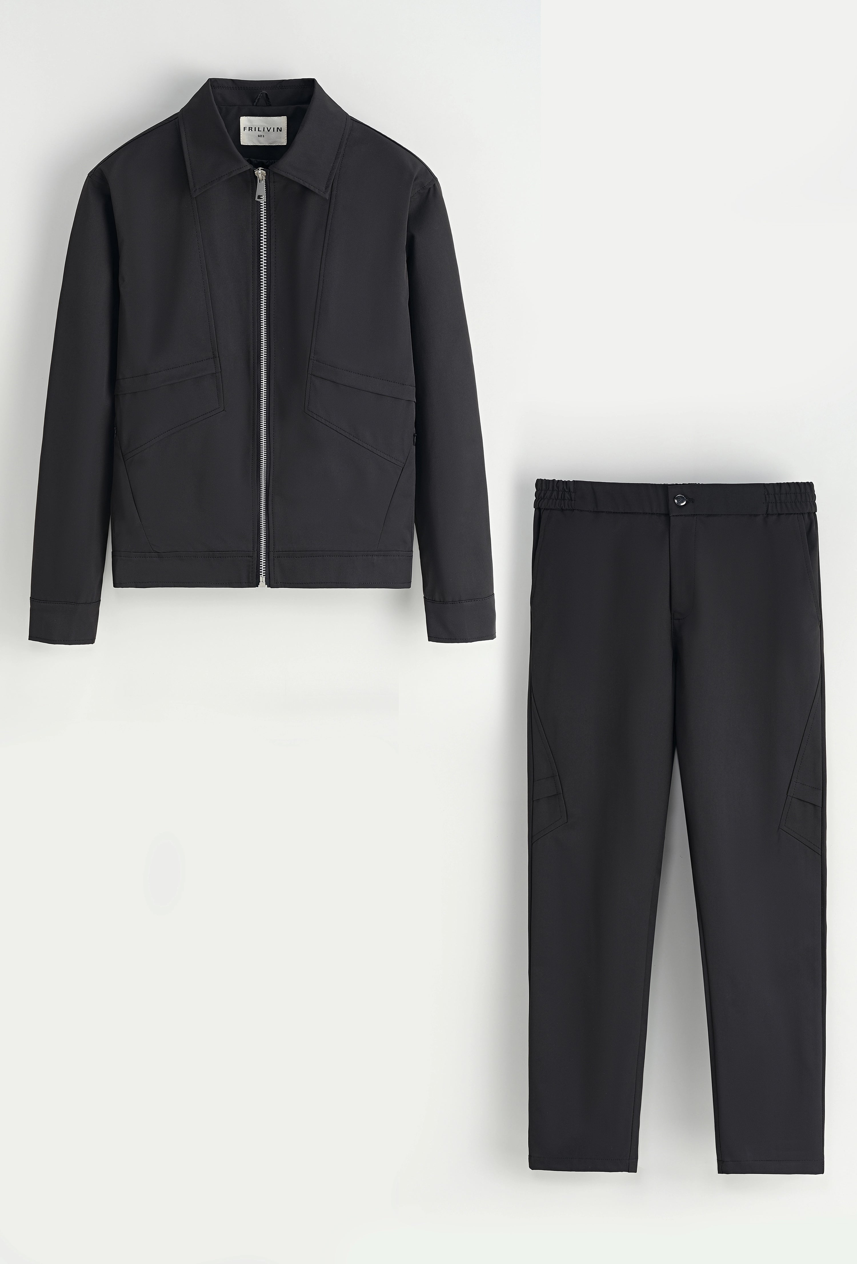 Ensemble uni veste pantalon