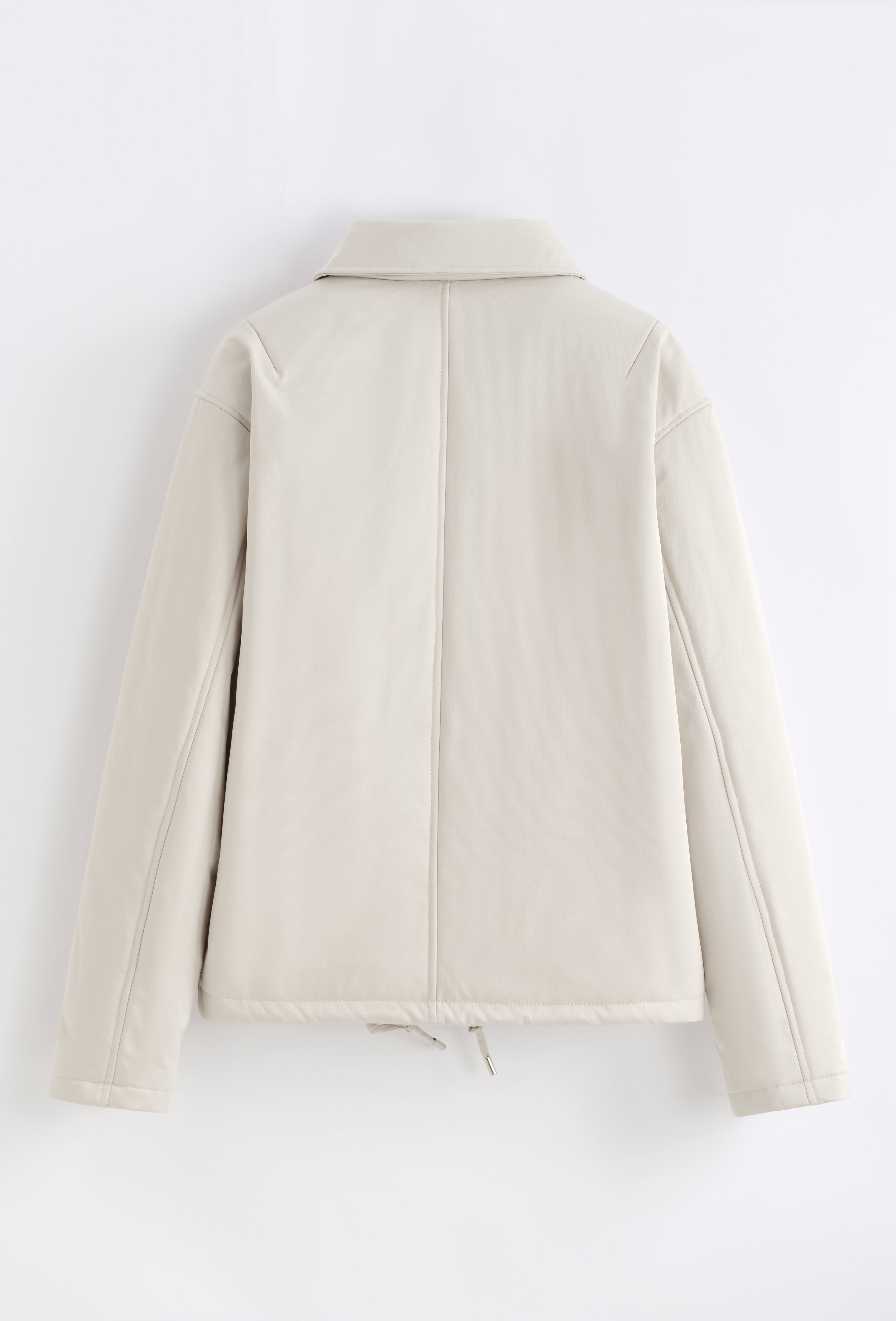 Veste moderne à col pratique et élégante