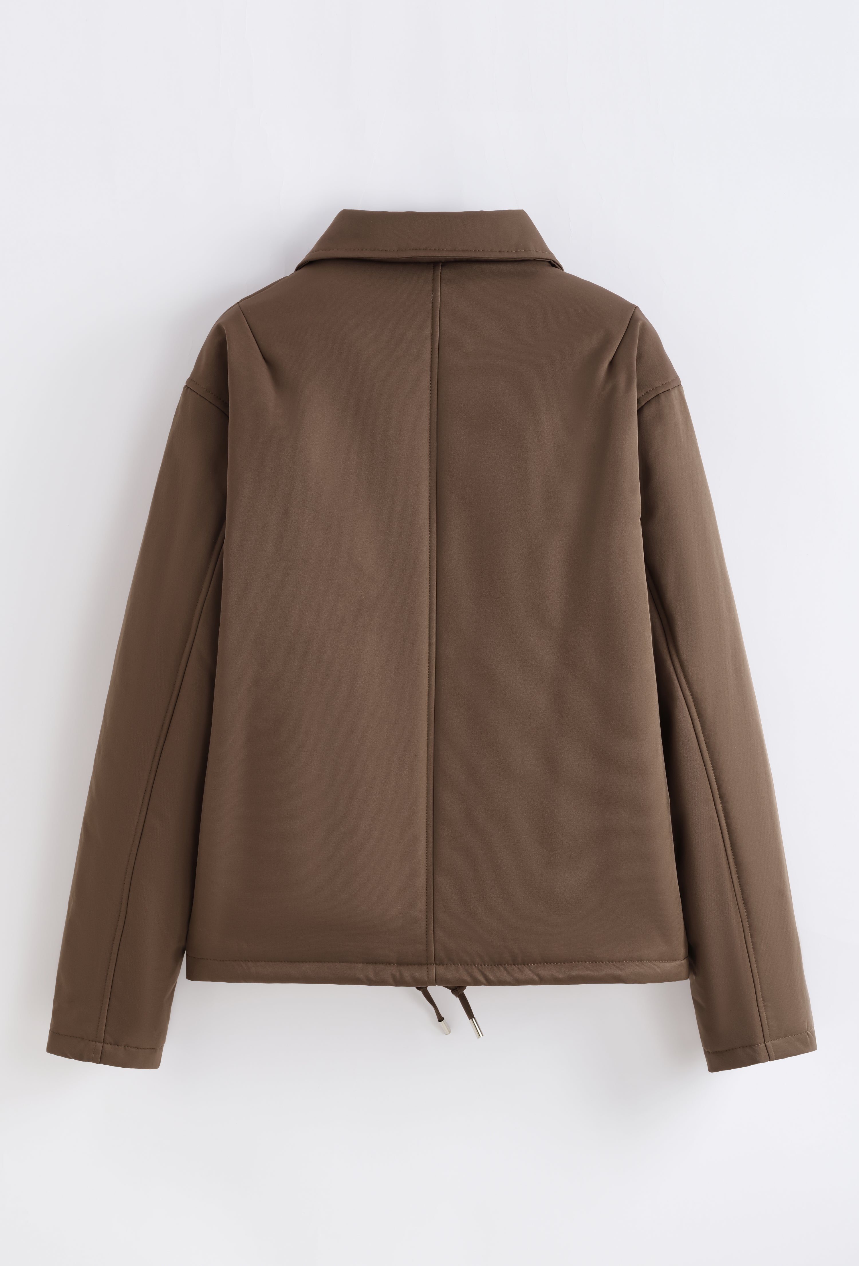 Veste moderne à col pratique et élégante