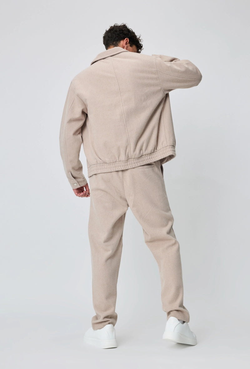 Ensemble veste sans capuche uni