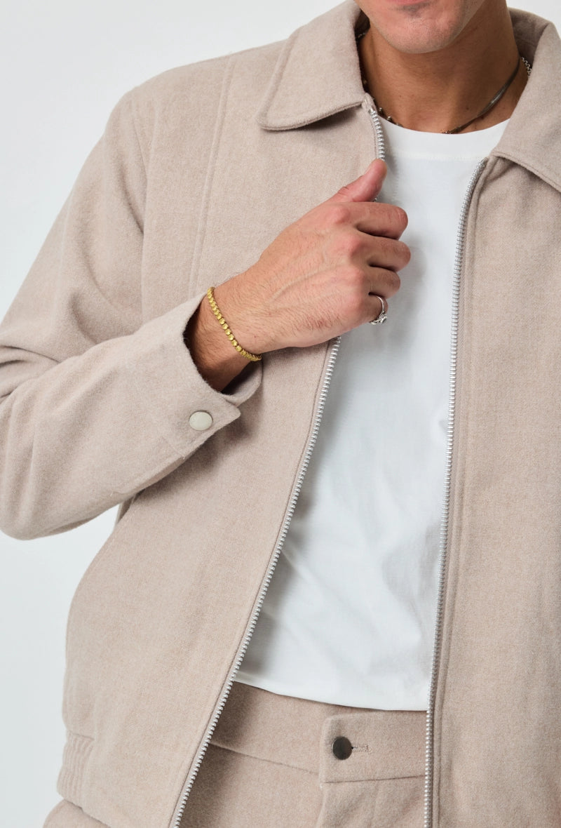 Ensemble veste sans capuche uni