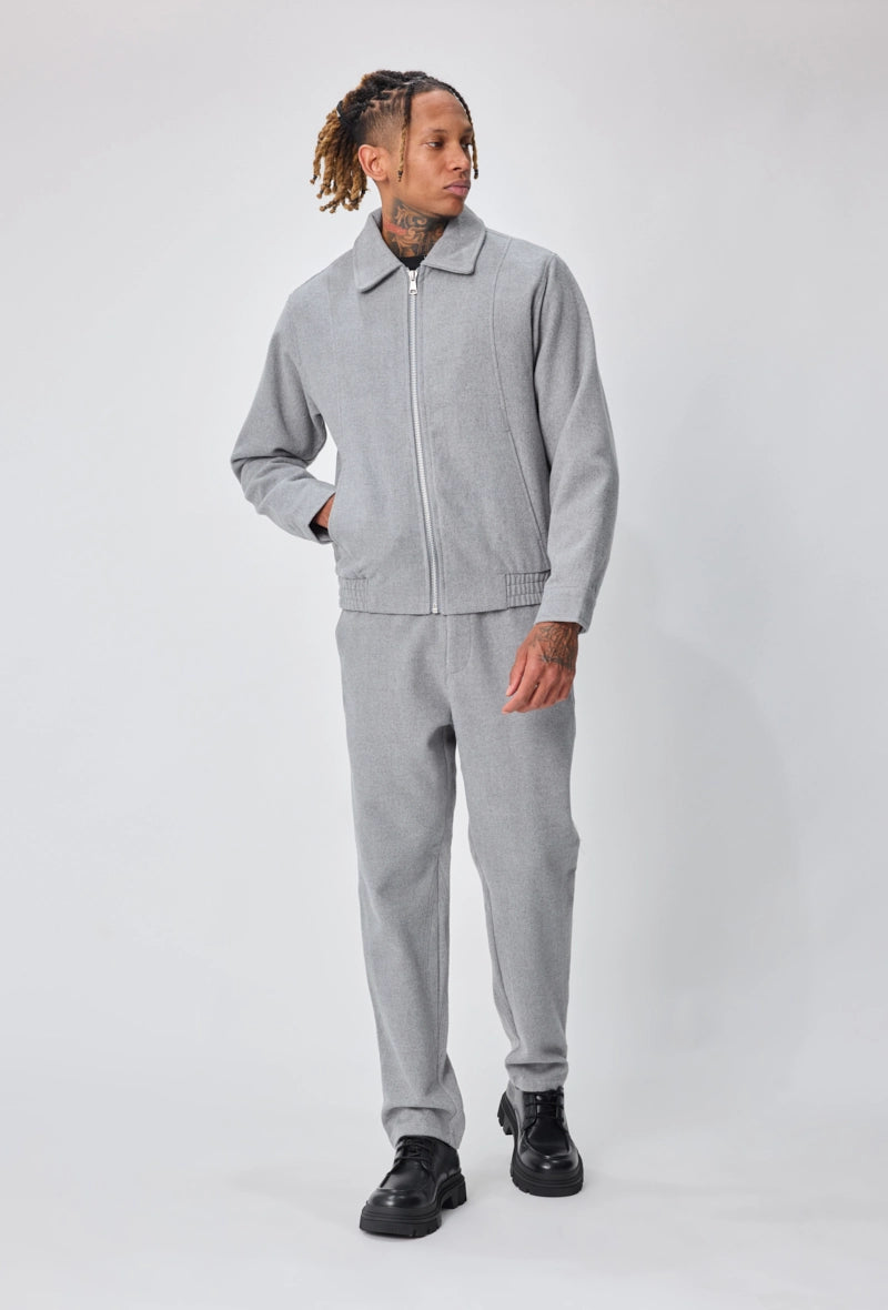 Ensemble veste sans capuche uni