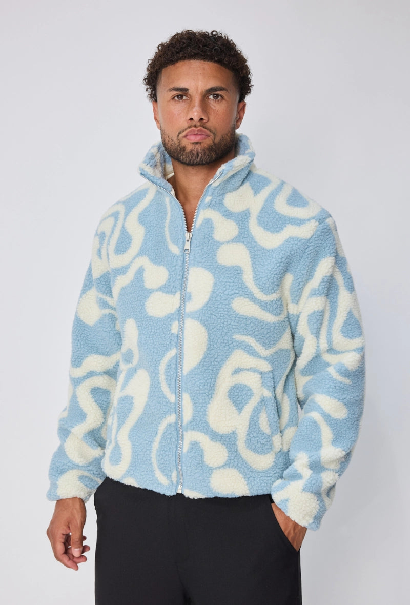 Veste façon moumoute