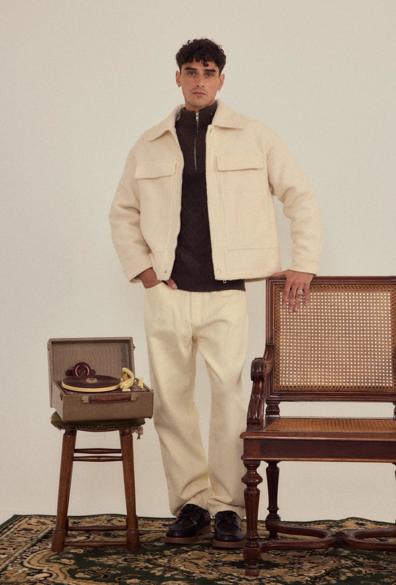 Veste sans capuche uni