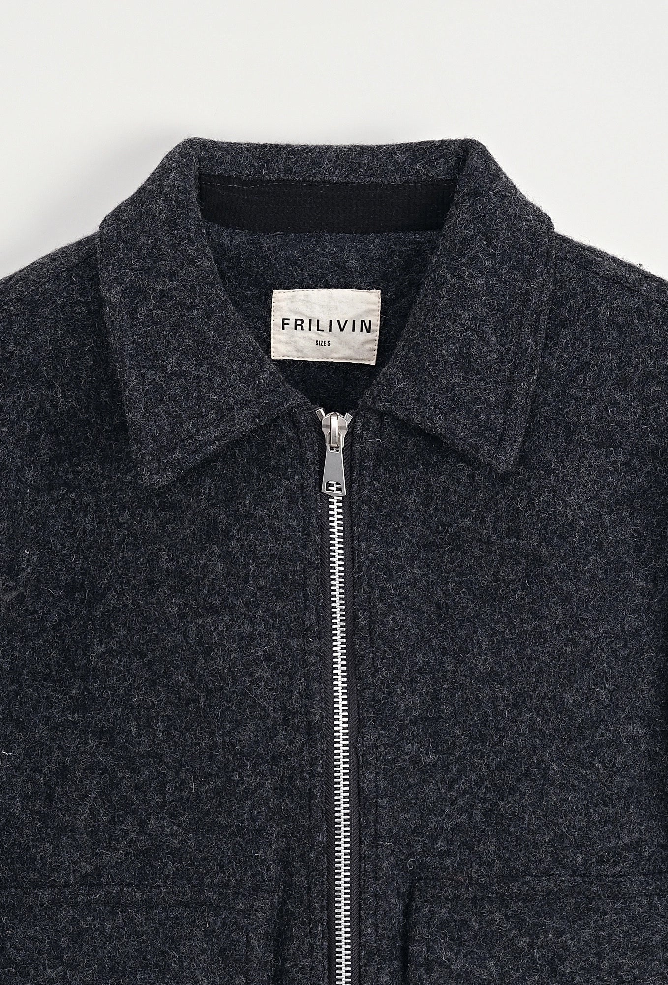 Veste à zip homme avec poches verticales