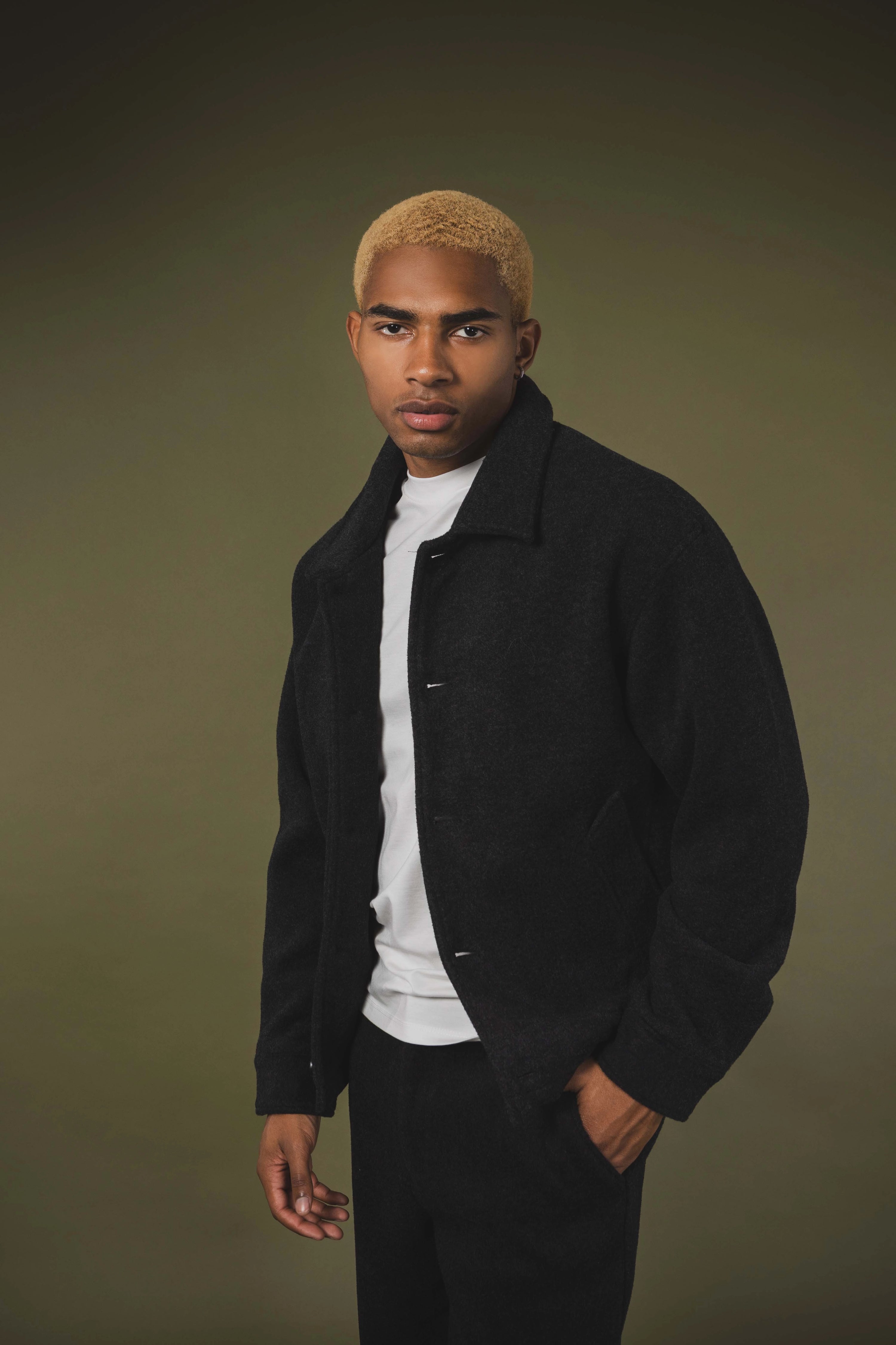 Ensemble veste pantalon uni