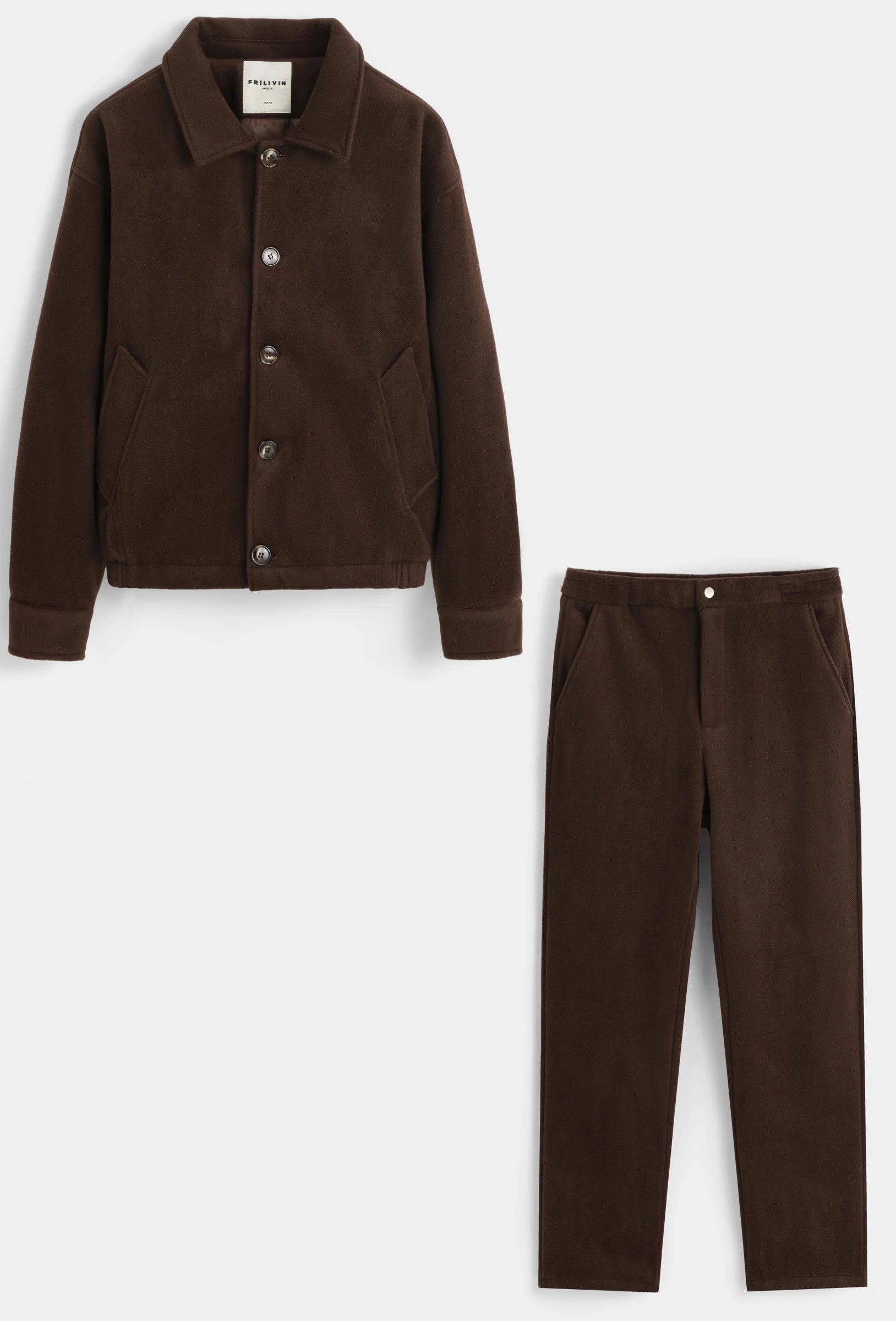 Ensemble veste pantalon uni