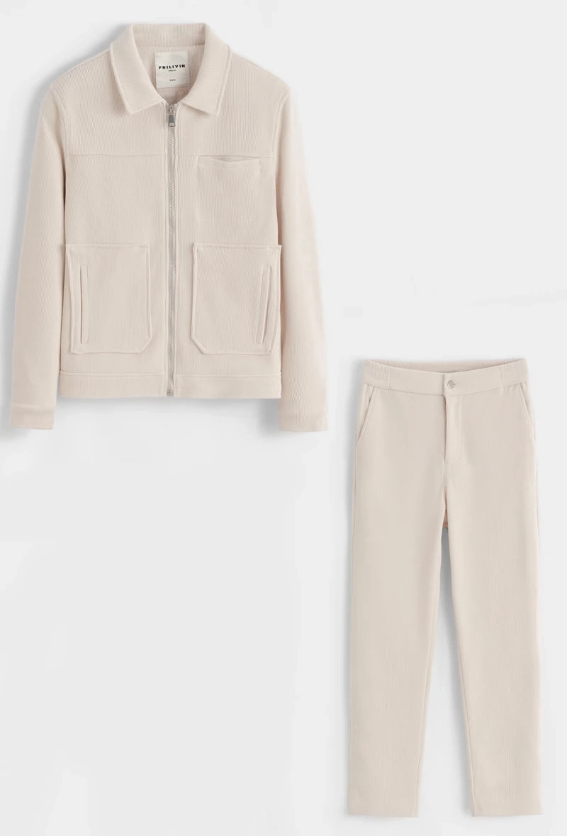 Ensemble veste pantalon uni