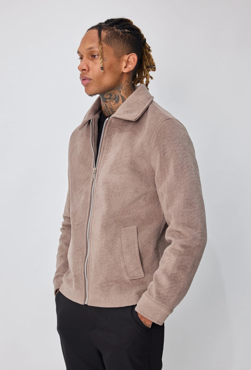 Veste homme uni classique avec poches latérales