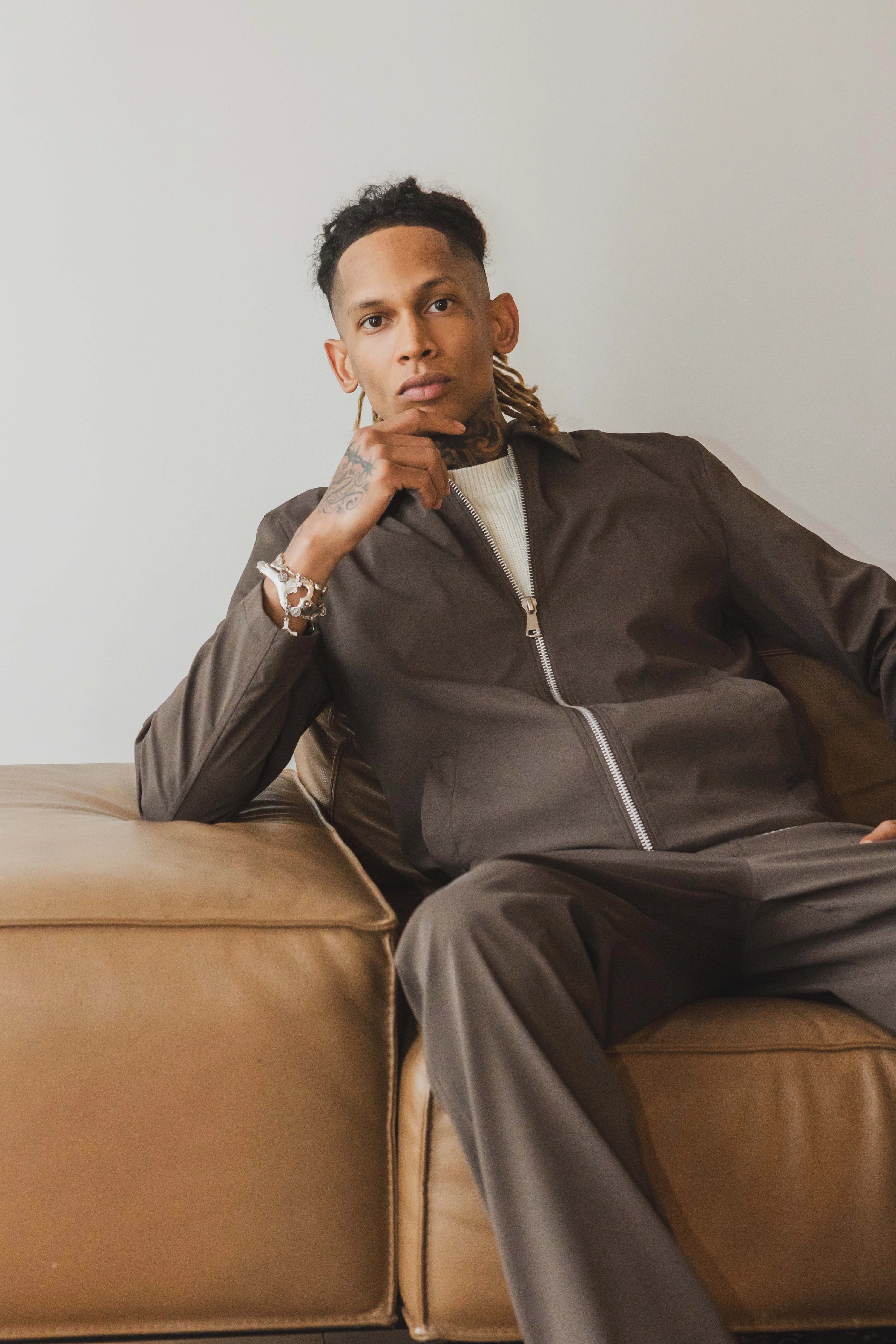 Veste légère à col classique