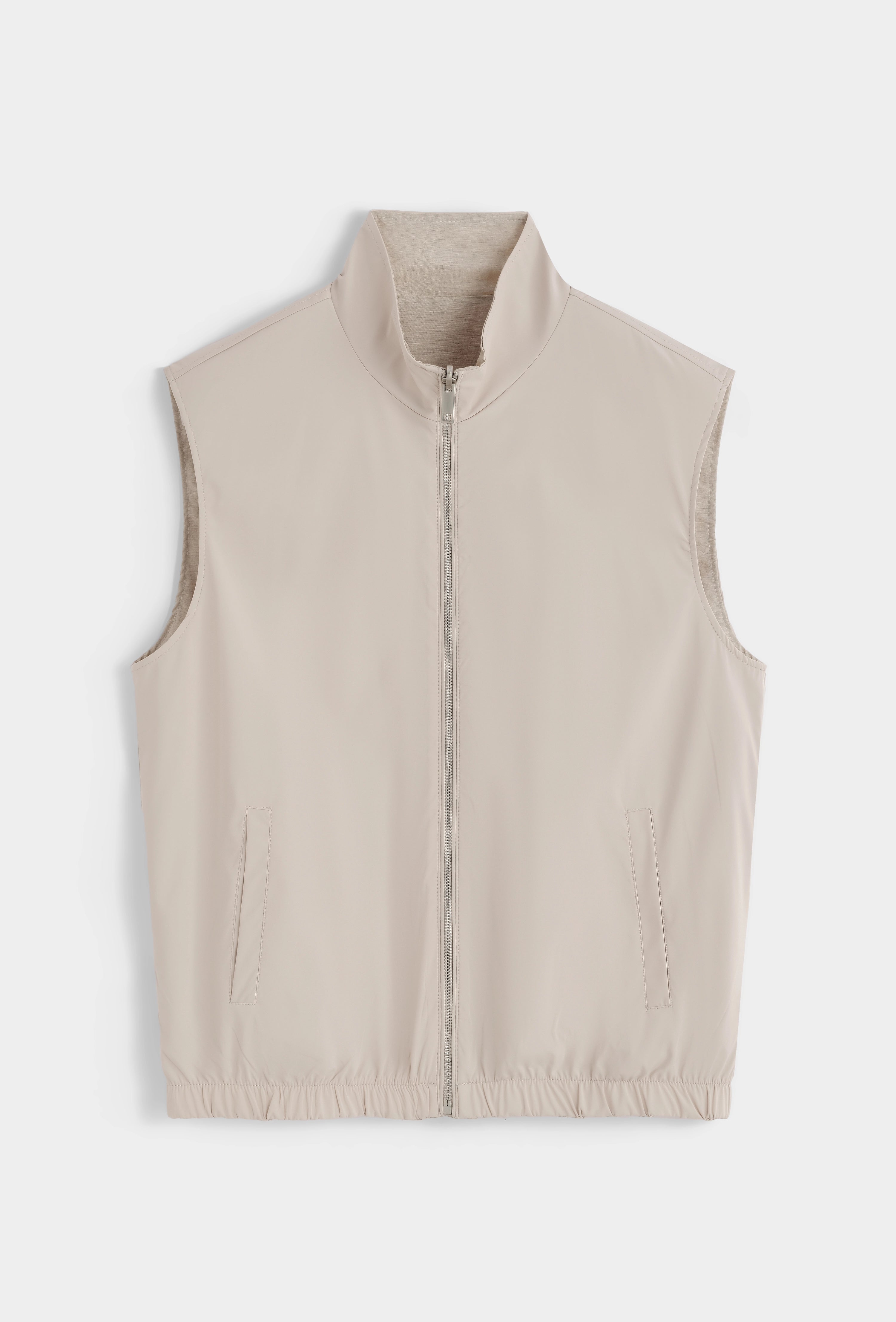 Veste sans manches double face