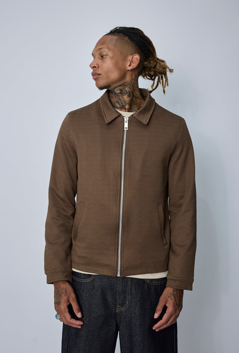 Veste zippée col