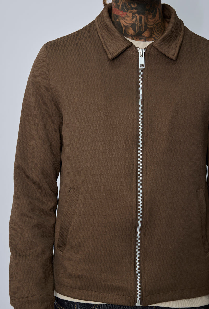 Veste zippée col