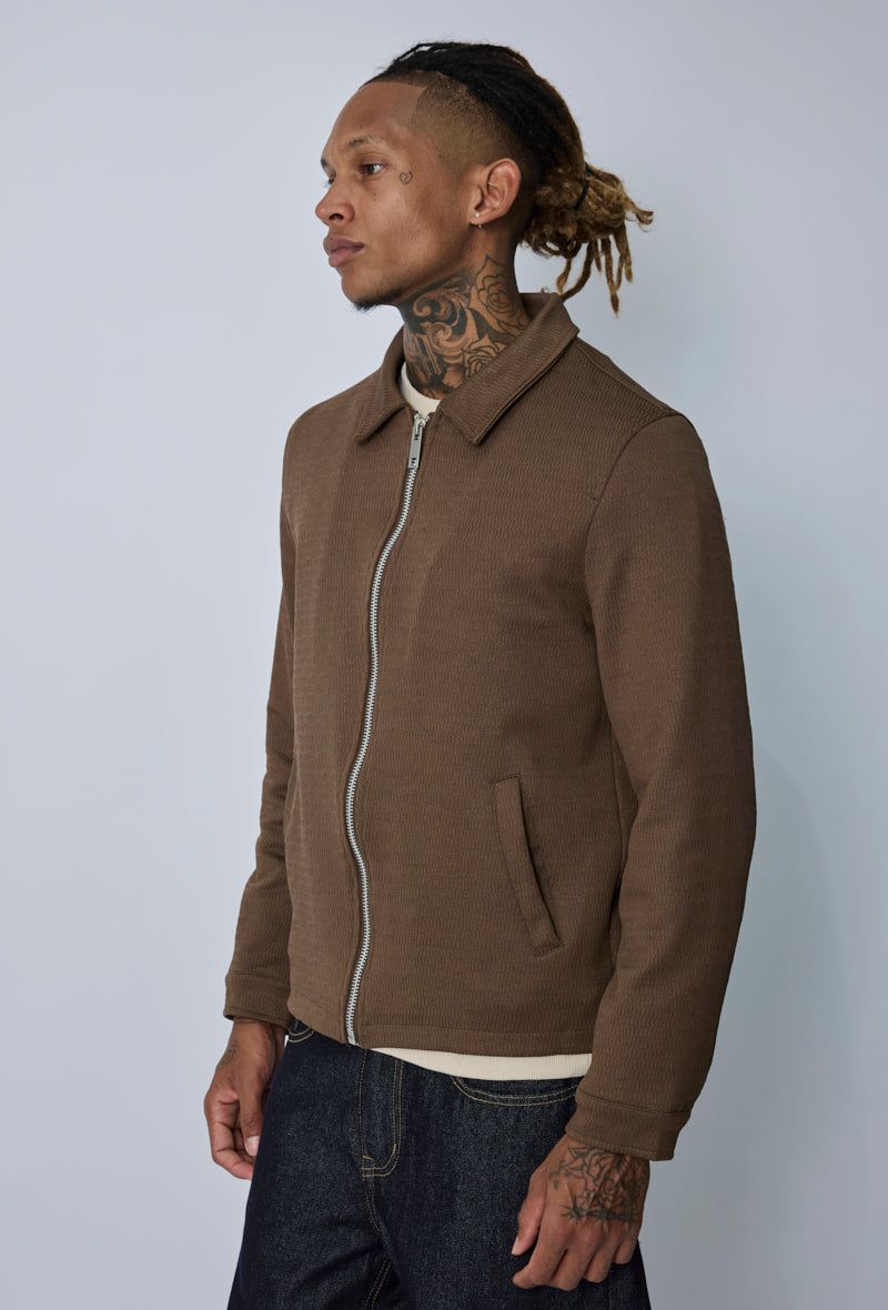 Veste zippée col