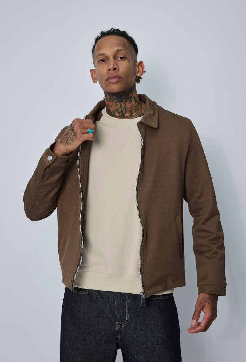 Veste zippée col