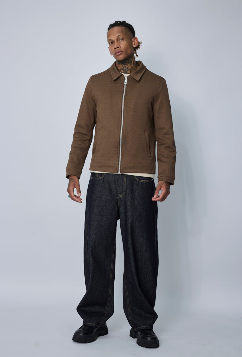 Veste zippée col