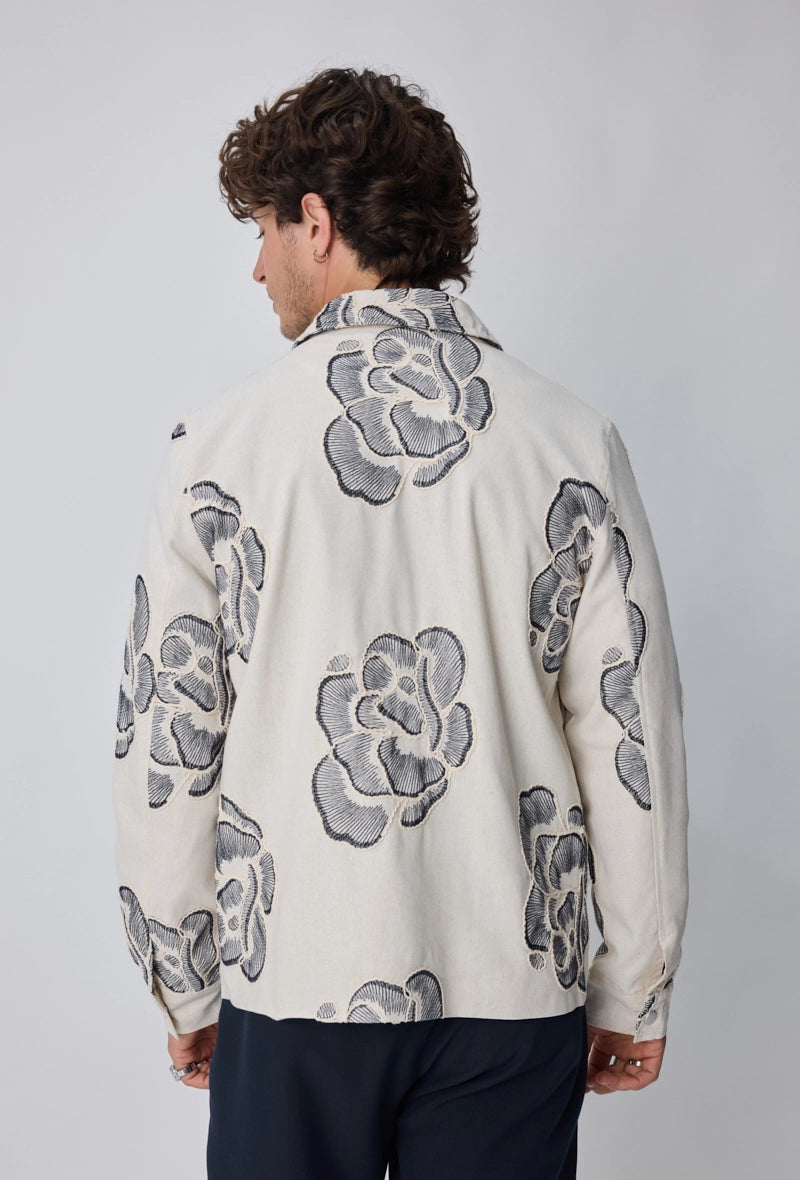 Veste à fleurs