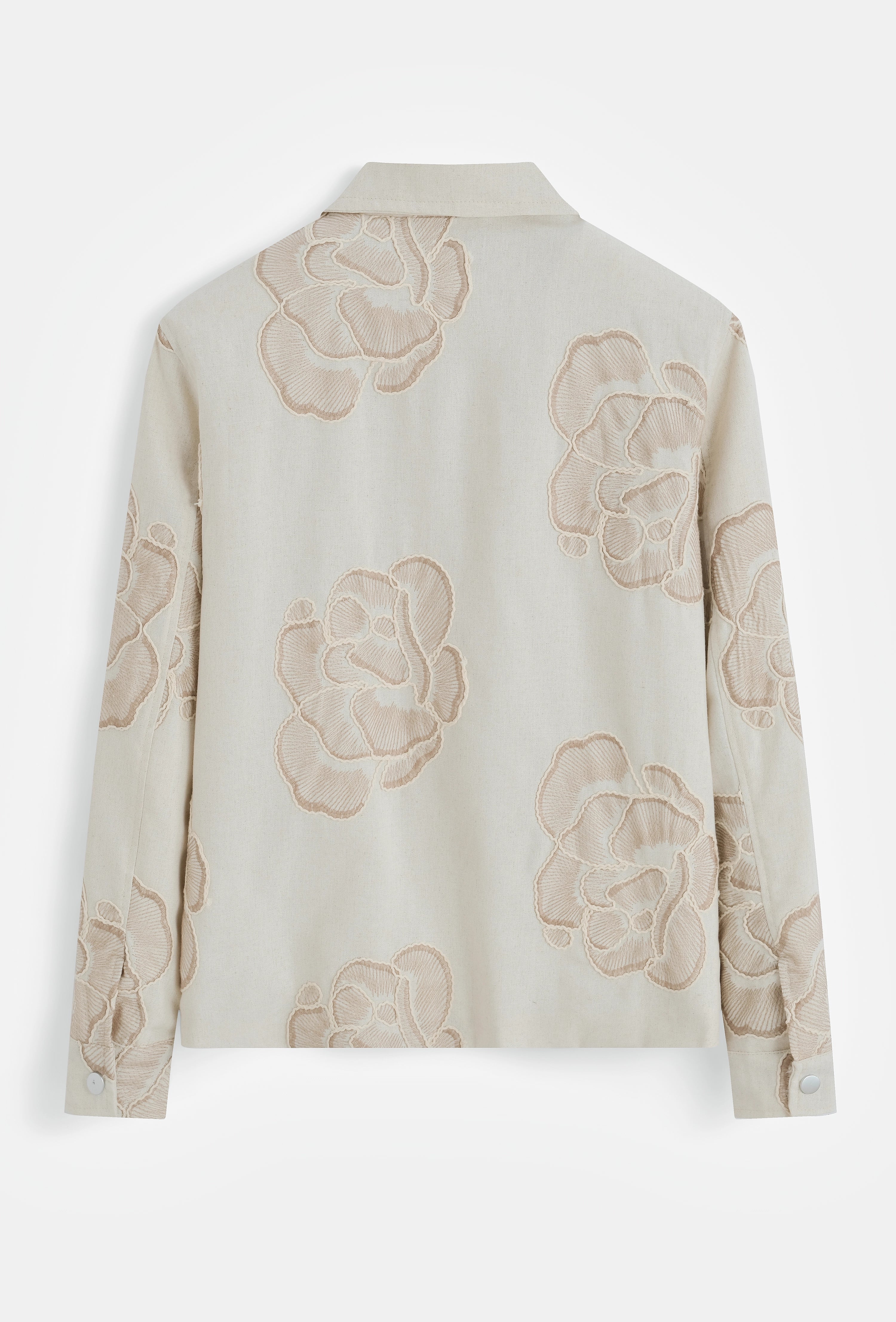 Veste à broderie florale