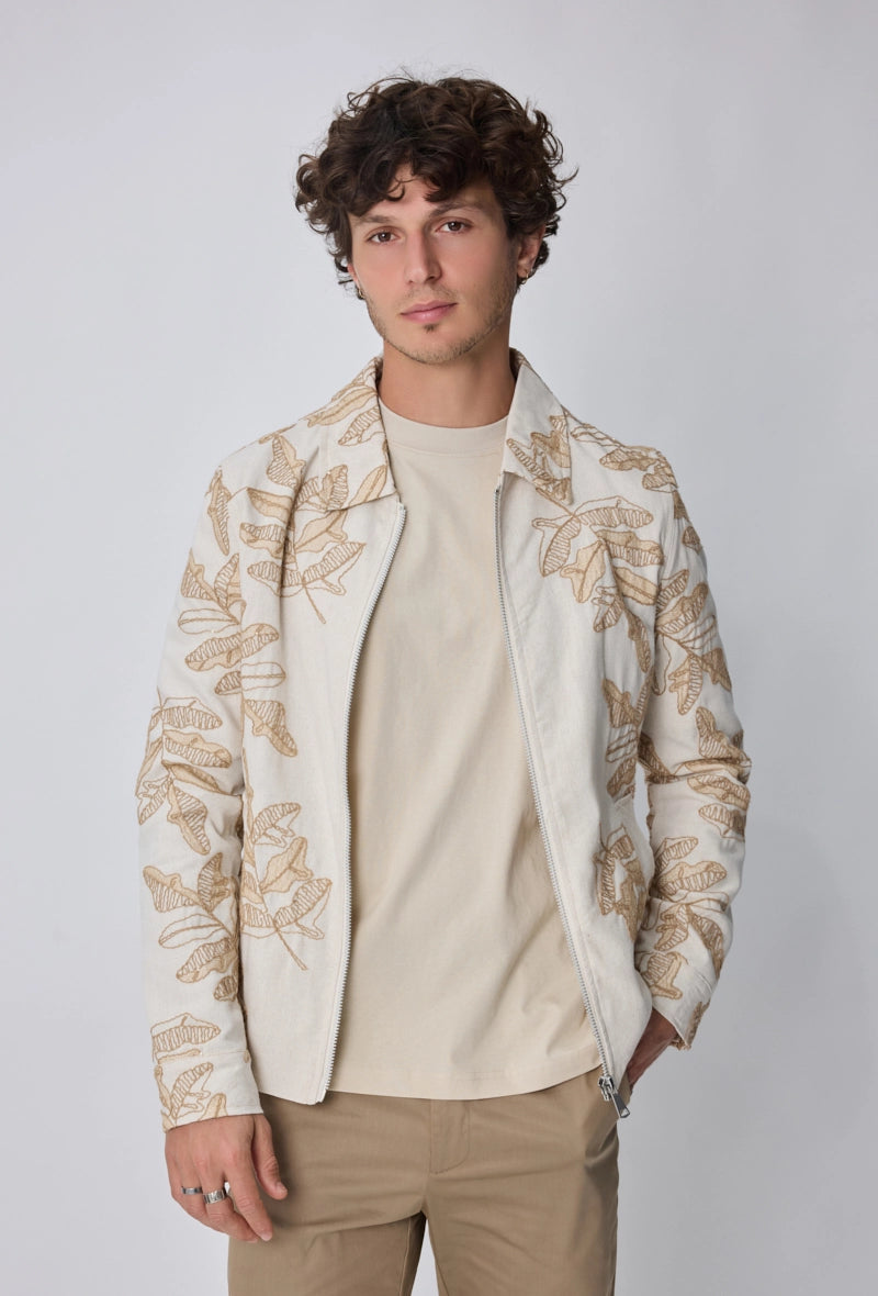 Veste à fleurs