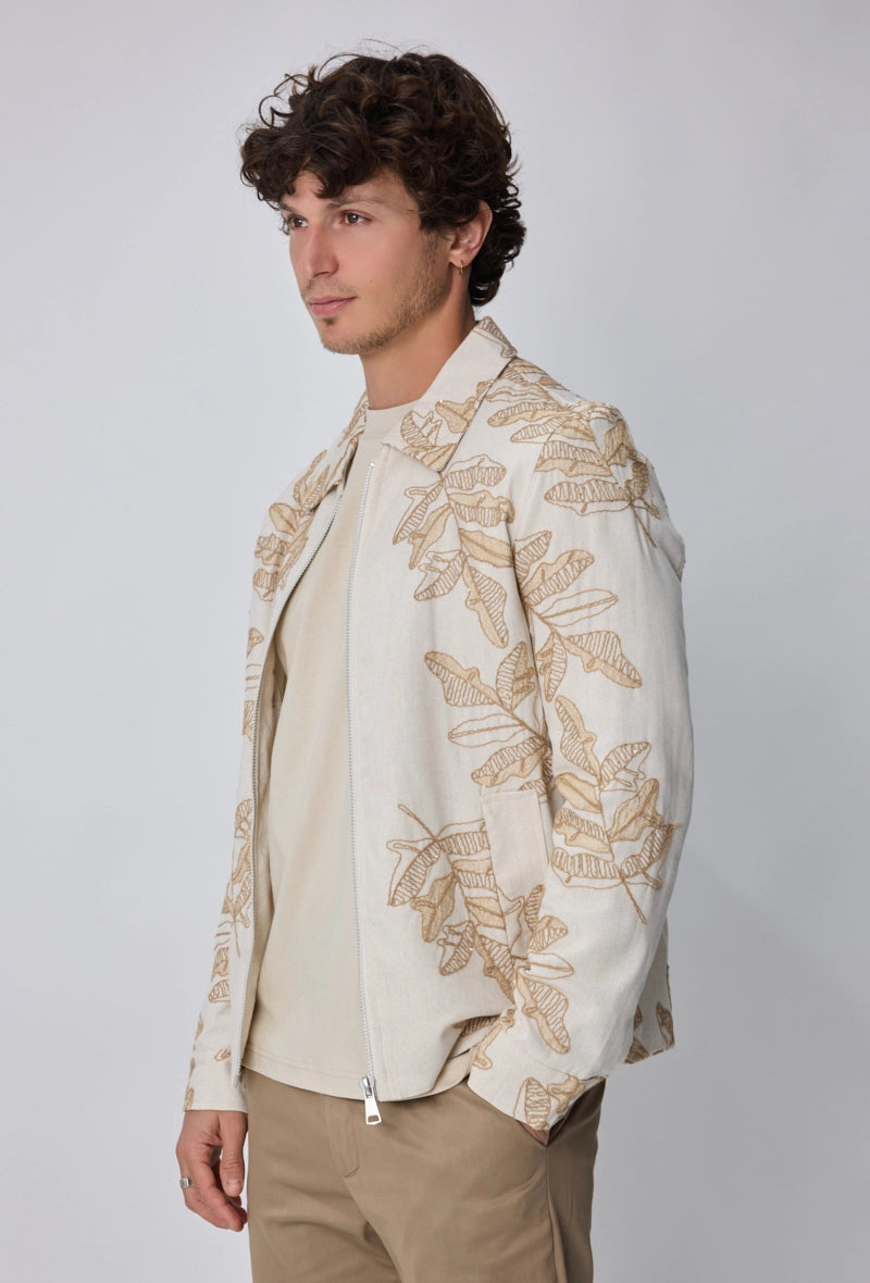 Veste à fleurs