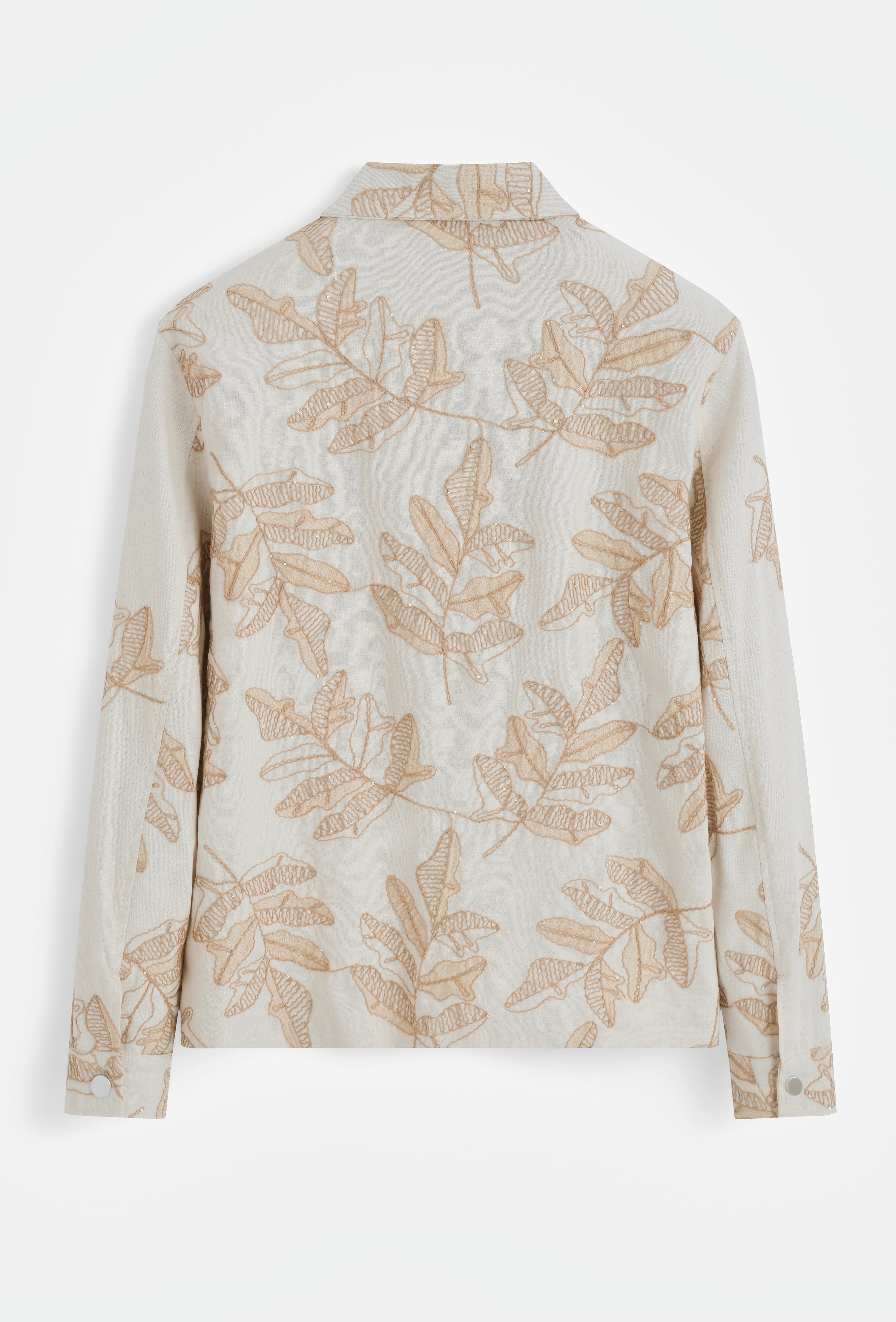 Veste à broderie florale