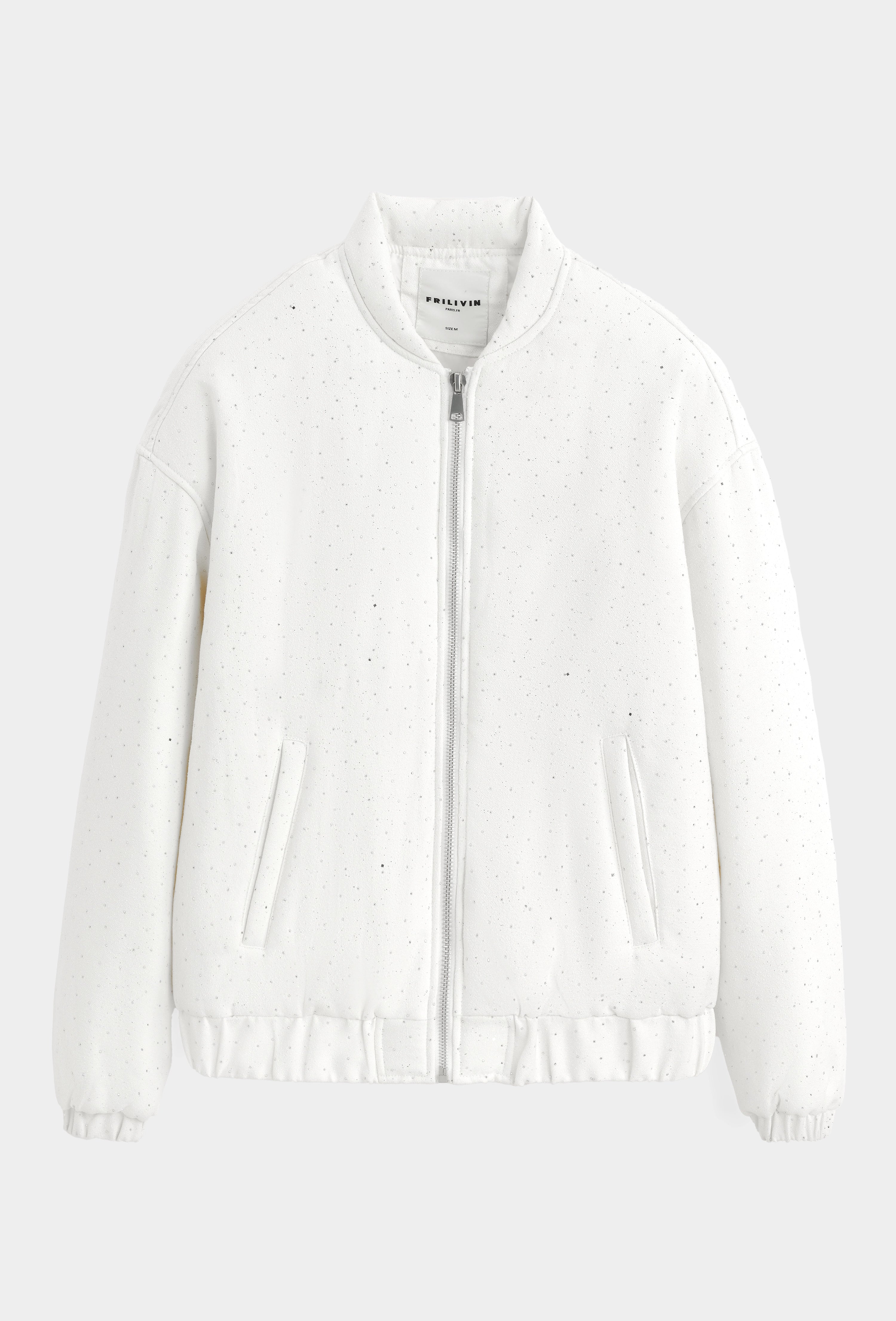 Veste bomber avec paillettes confort et élégance décontractée