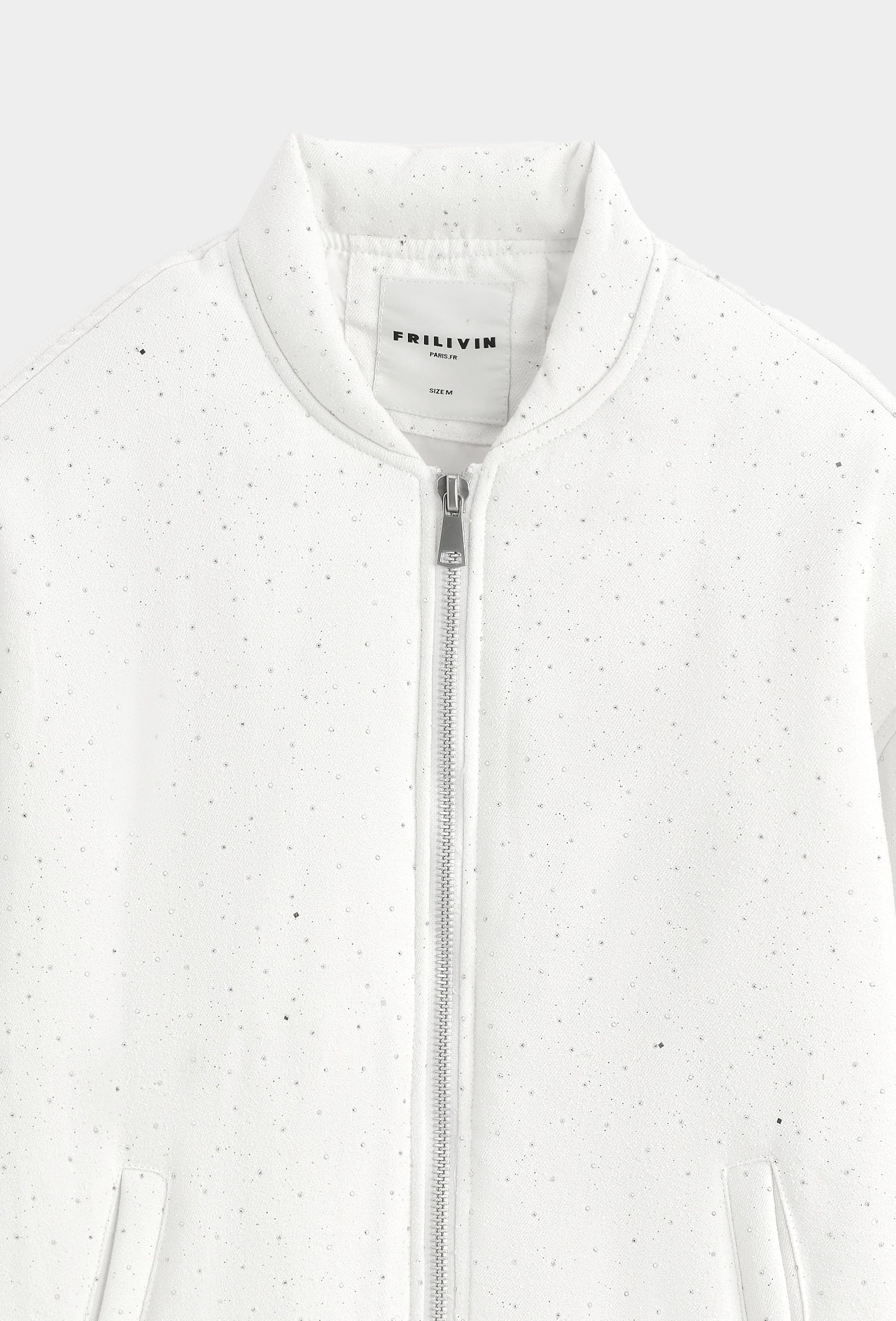 Veste bomber avec paillettes confort et élégance décontractée