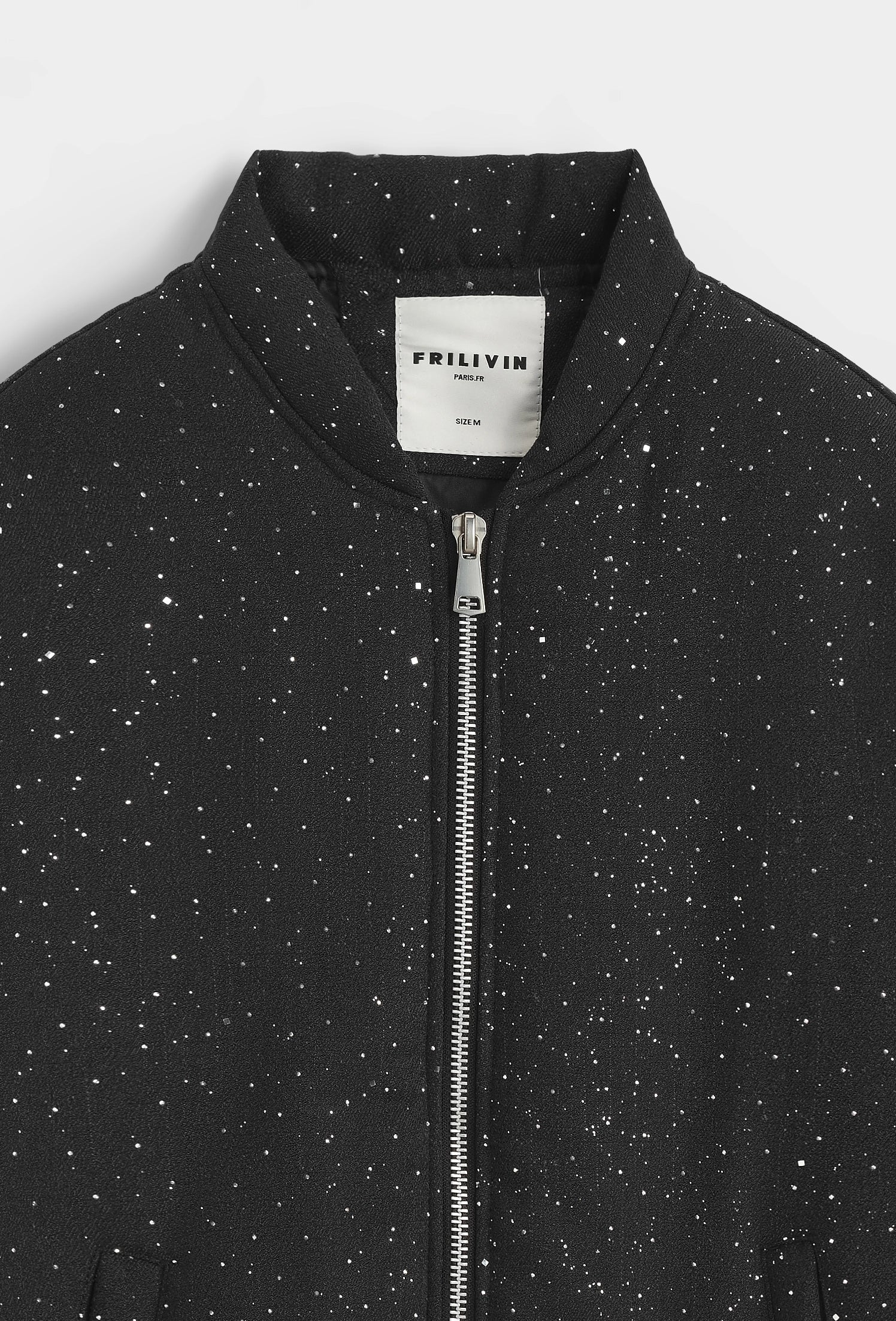 Veste bomber avec paillettes confort et élégance décontractée