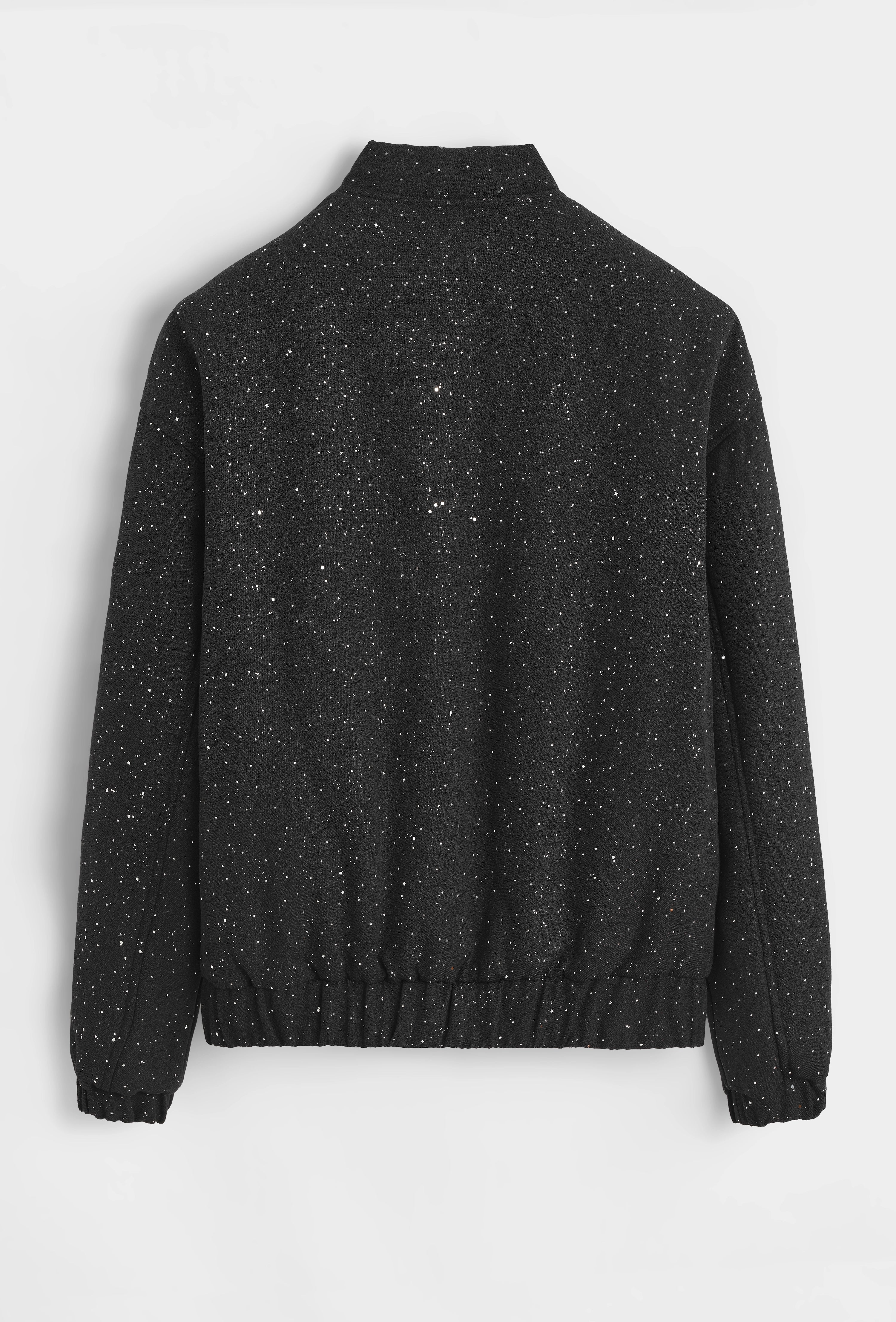 Veste bomber avec paillettes confort et élégance décontractée