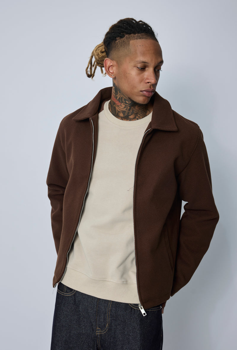 Veste avec relief élégance et confort