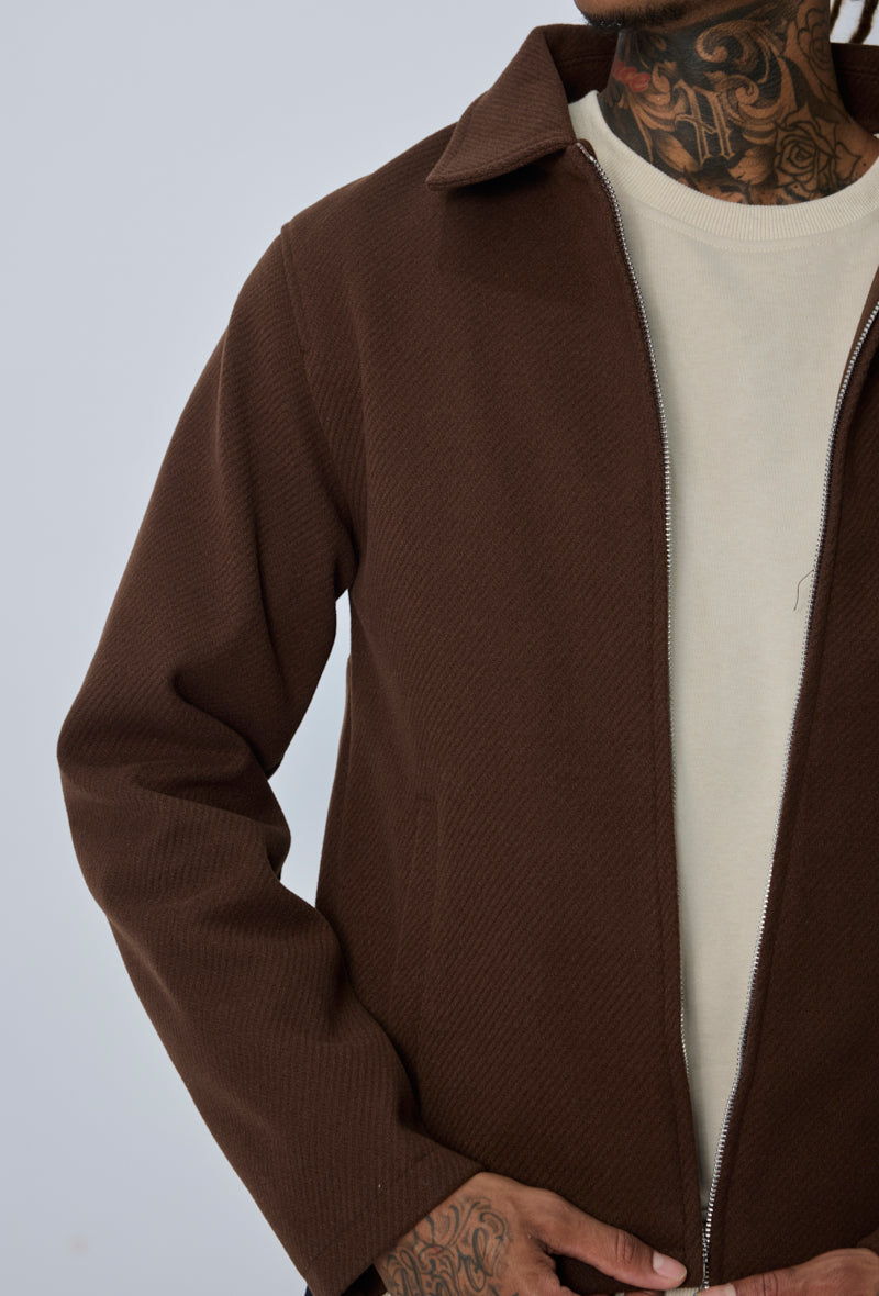 Veste avec relief élégance et confort