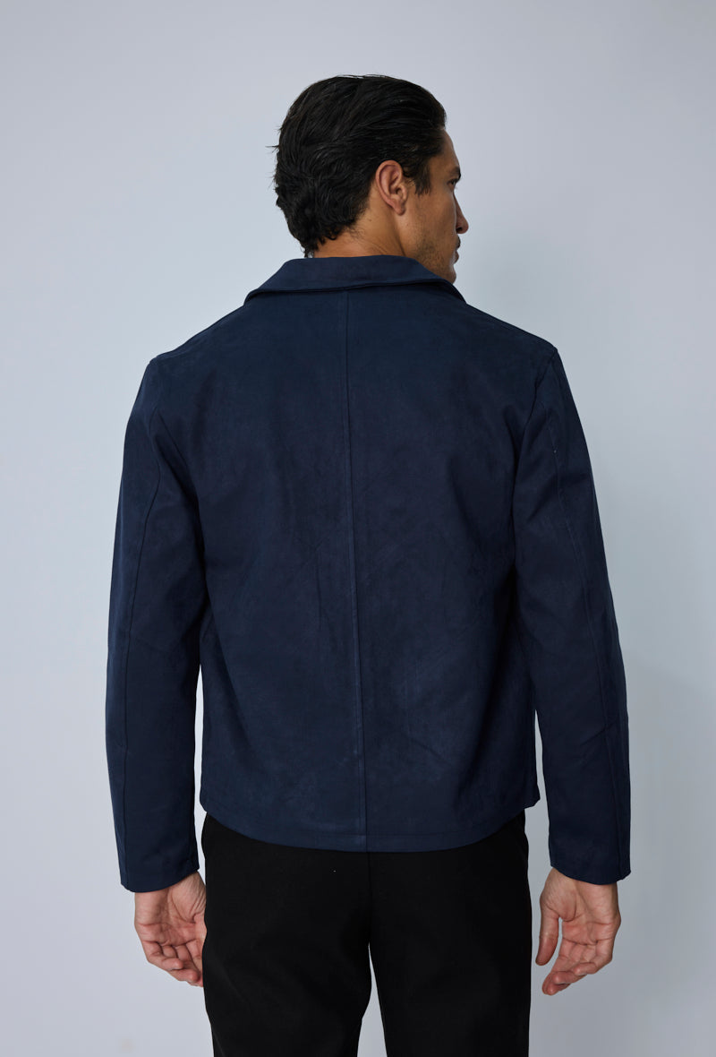Veste casual col rabattu