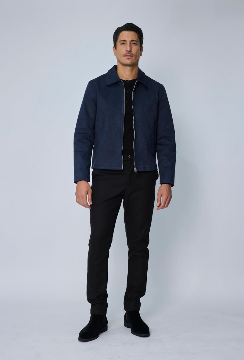 Veste casual col rabattu