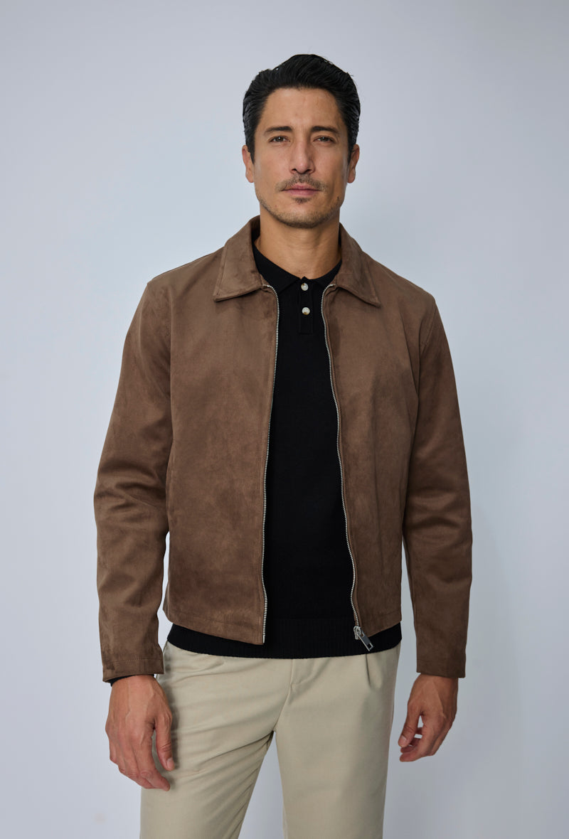 Veste casual col rabattu