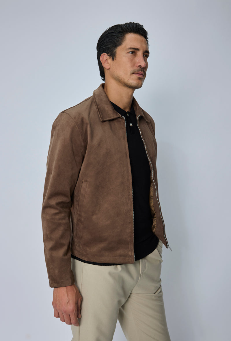 Veste casual col rabattu