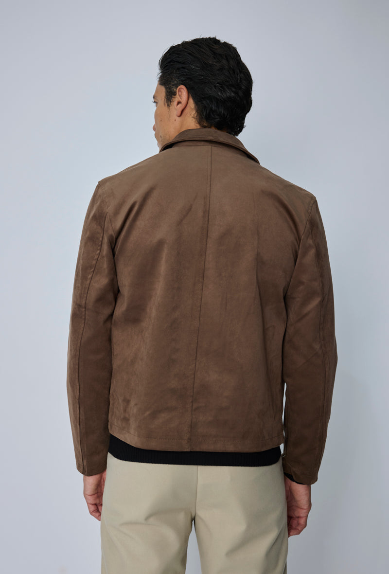 Veste casual col rabattu
