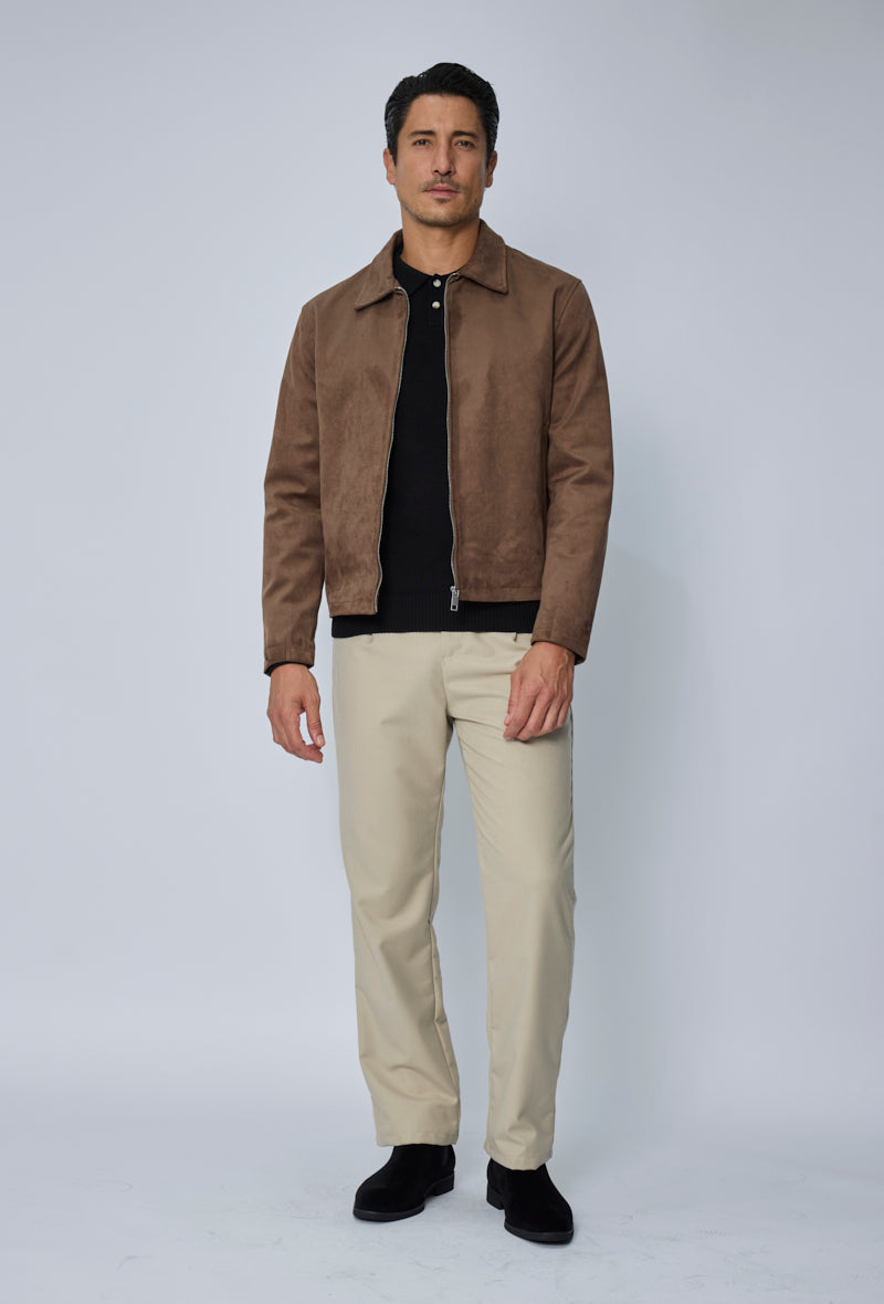 Veste casual col rabattu
