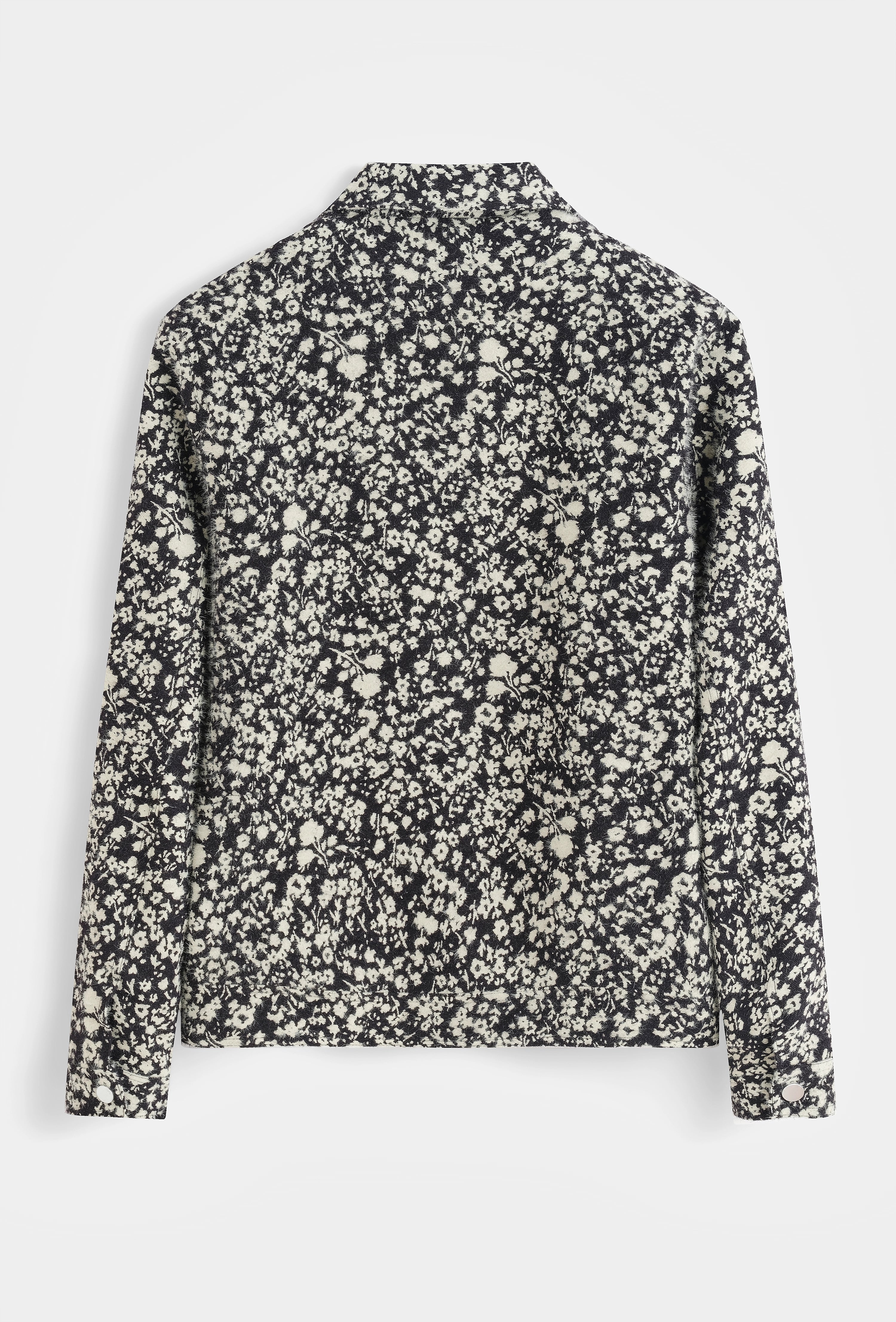 Veste à motif floral élégance et confort