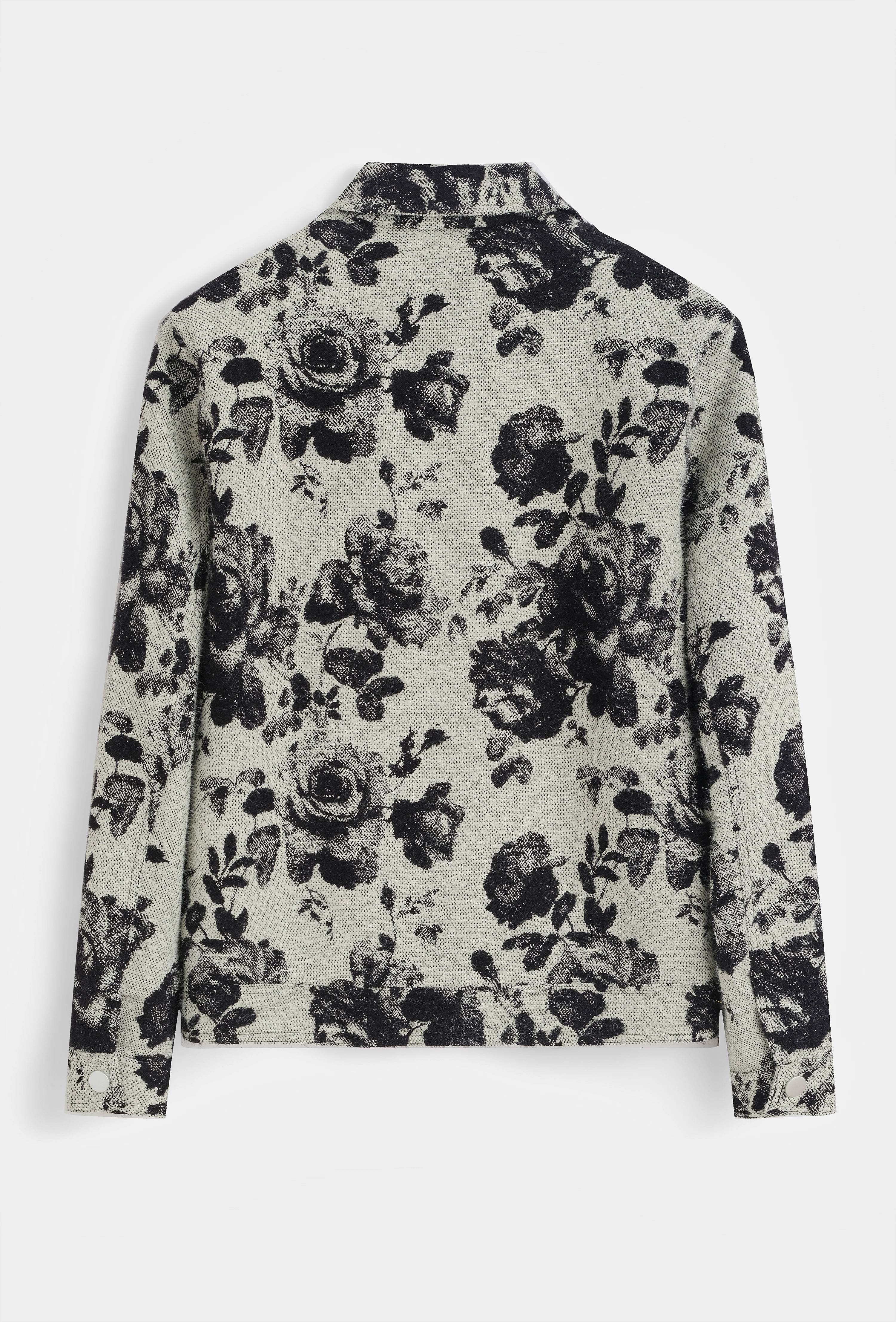 Veste à motif floral élégance et modernité