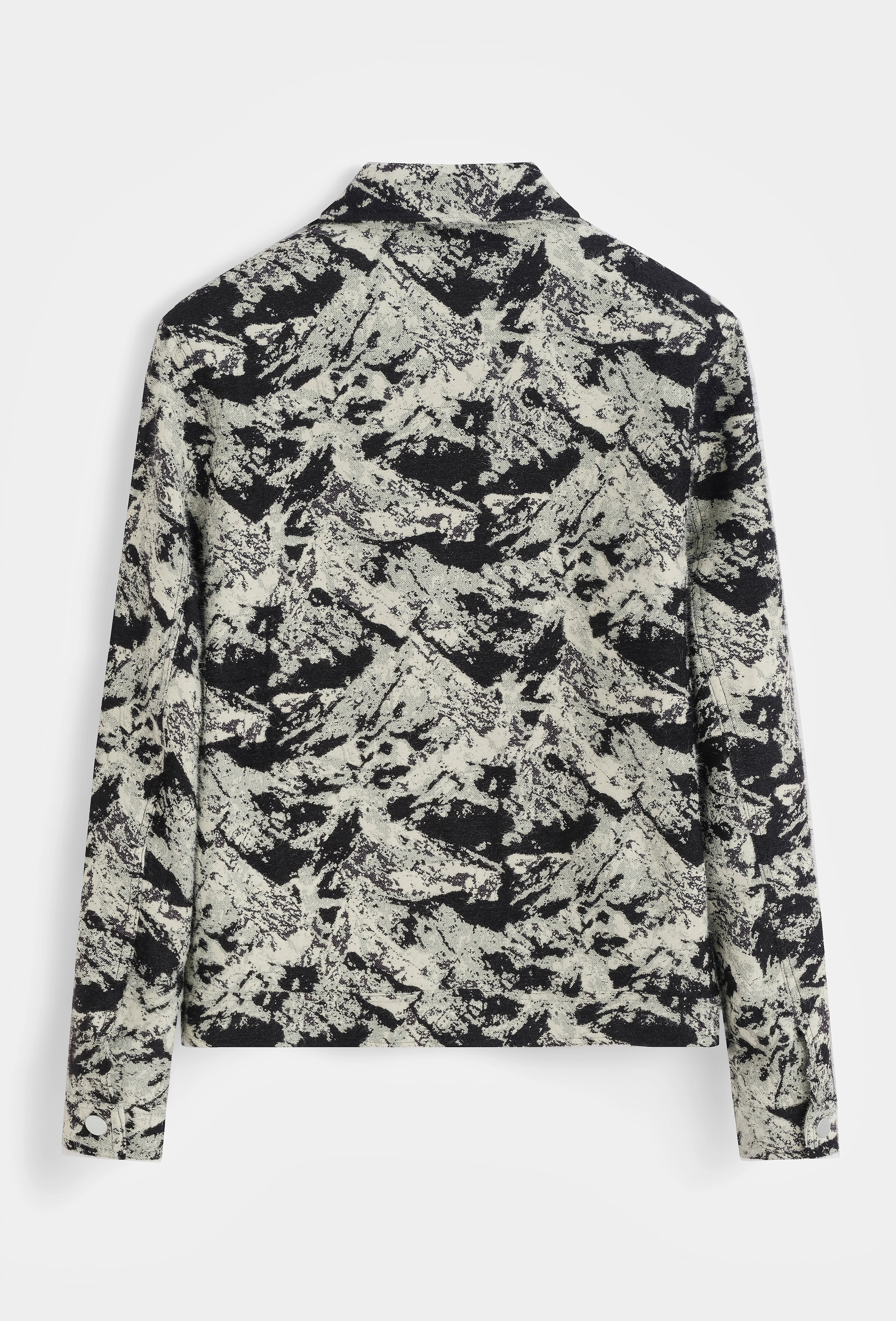 Veste à imprimé artistique élégance et originalité