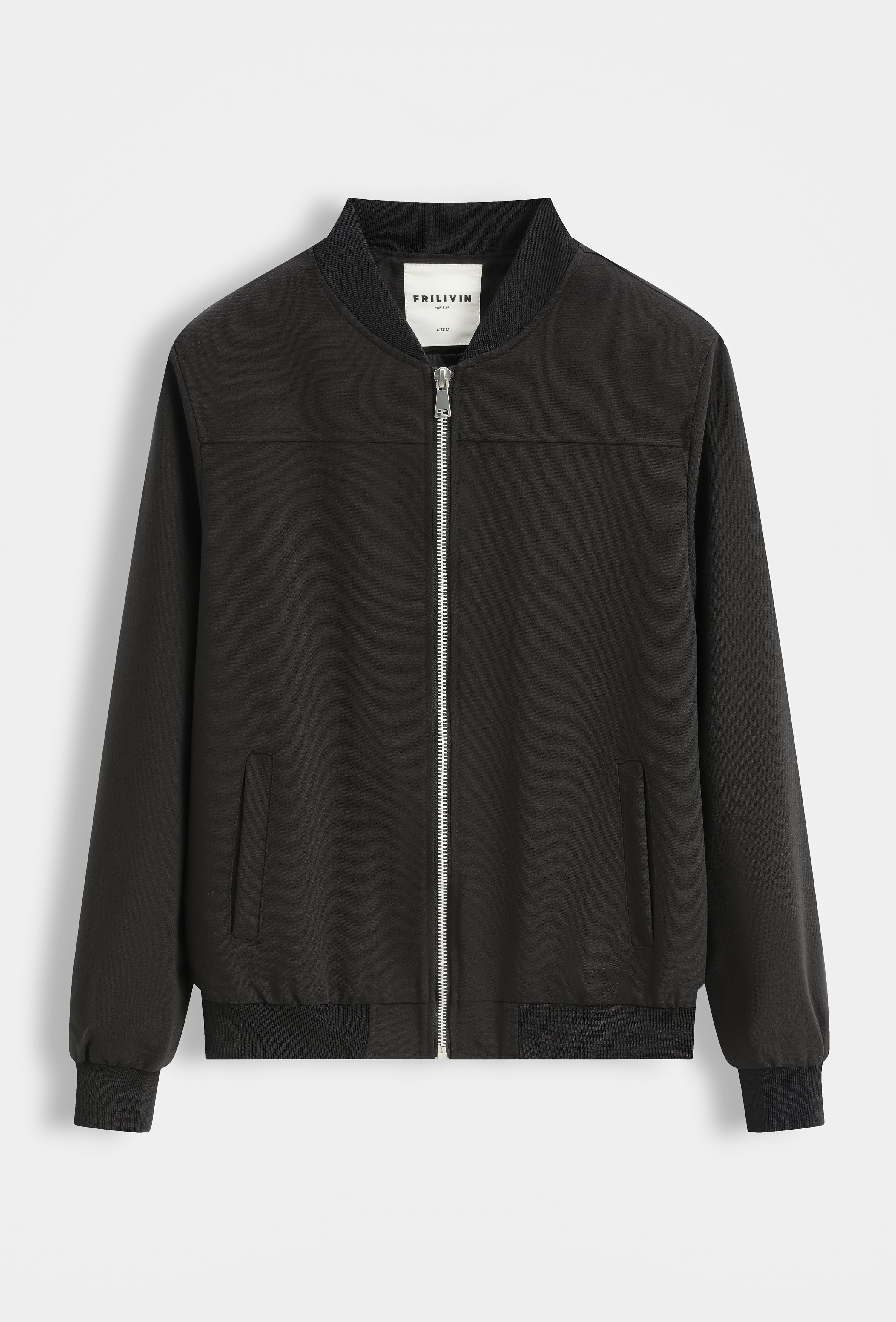 Blouson bomber zippé