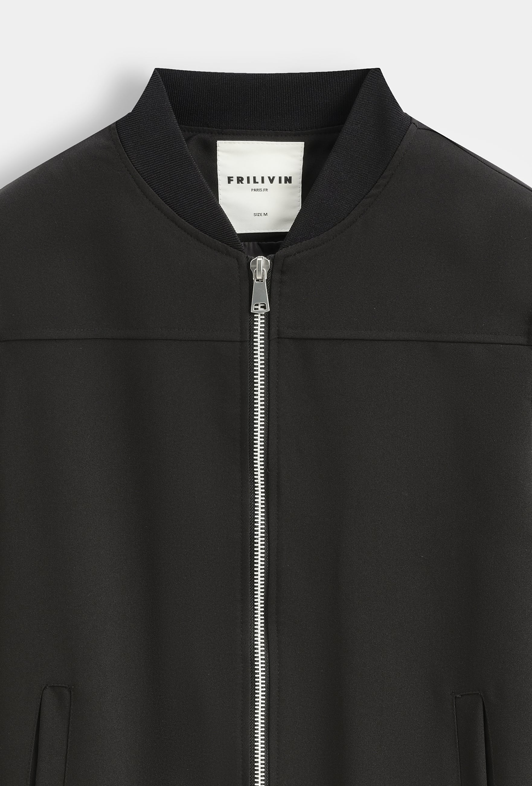 Blouson bomber zippé