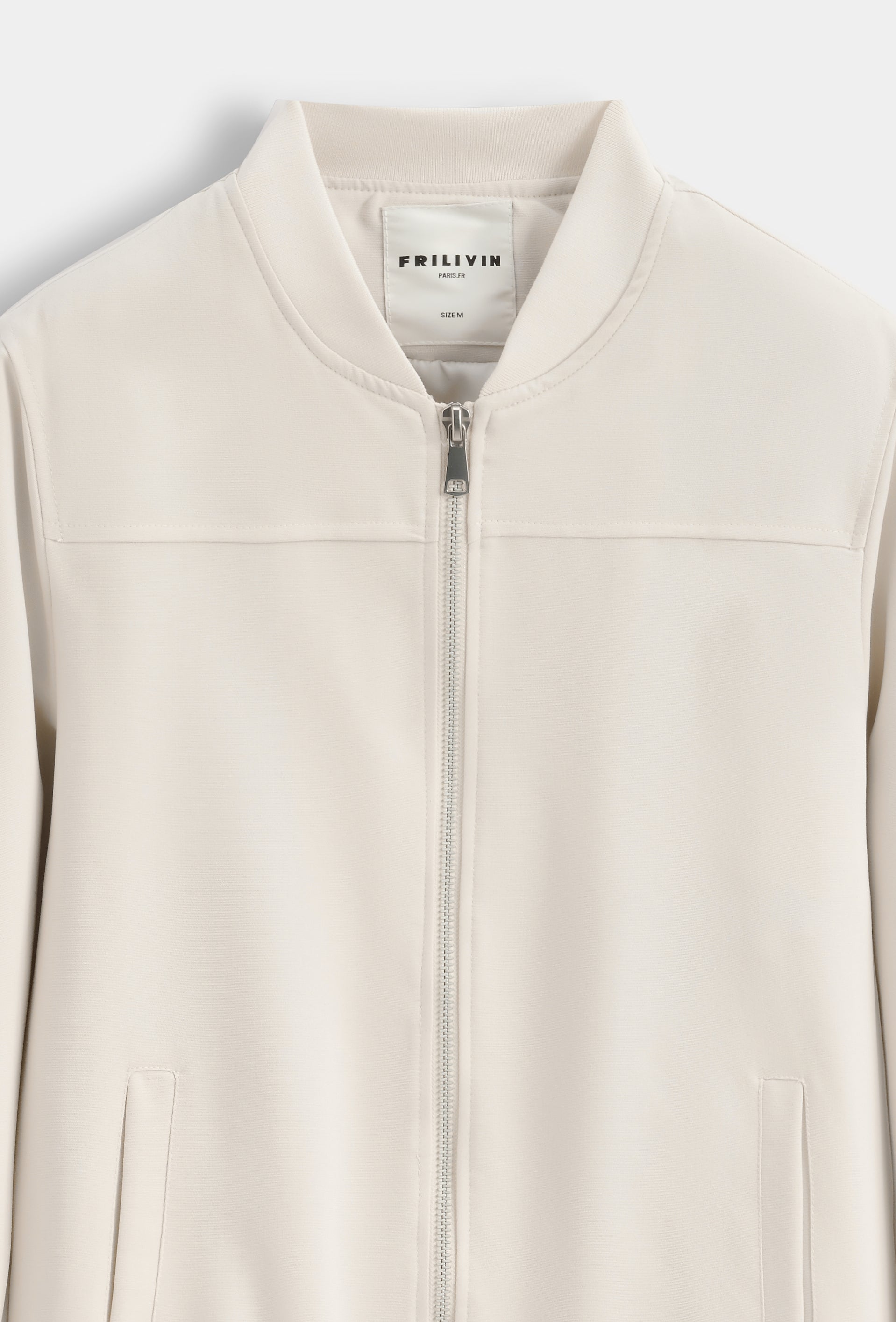 Blouson bomber zippé