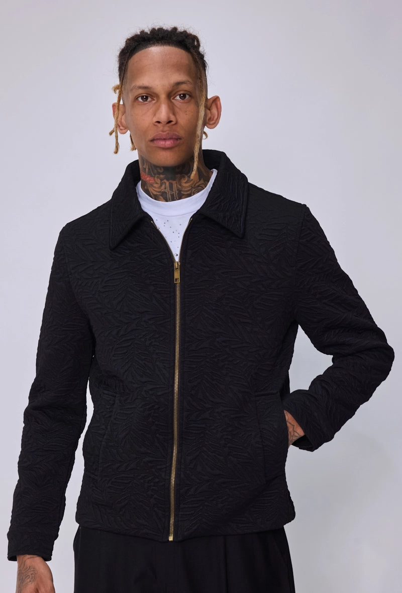 Veste zippée jacquard