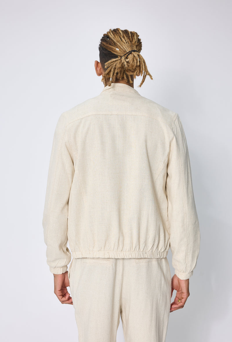 Veste zippée casual chic