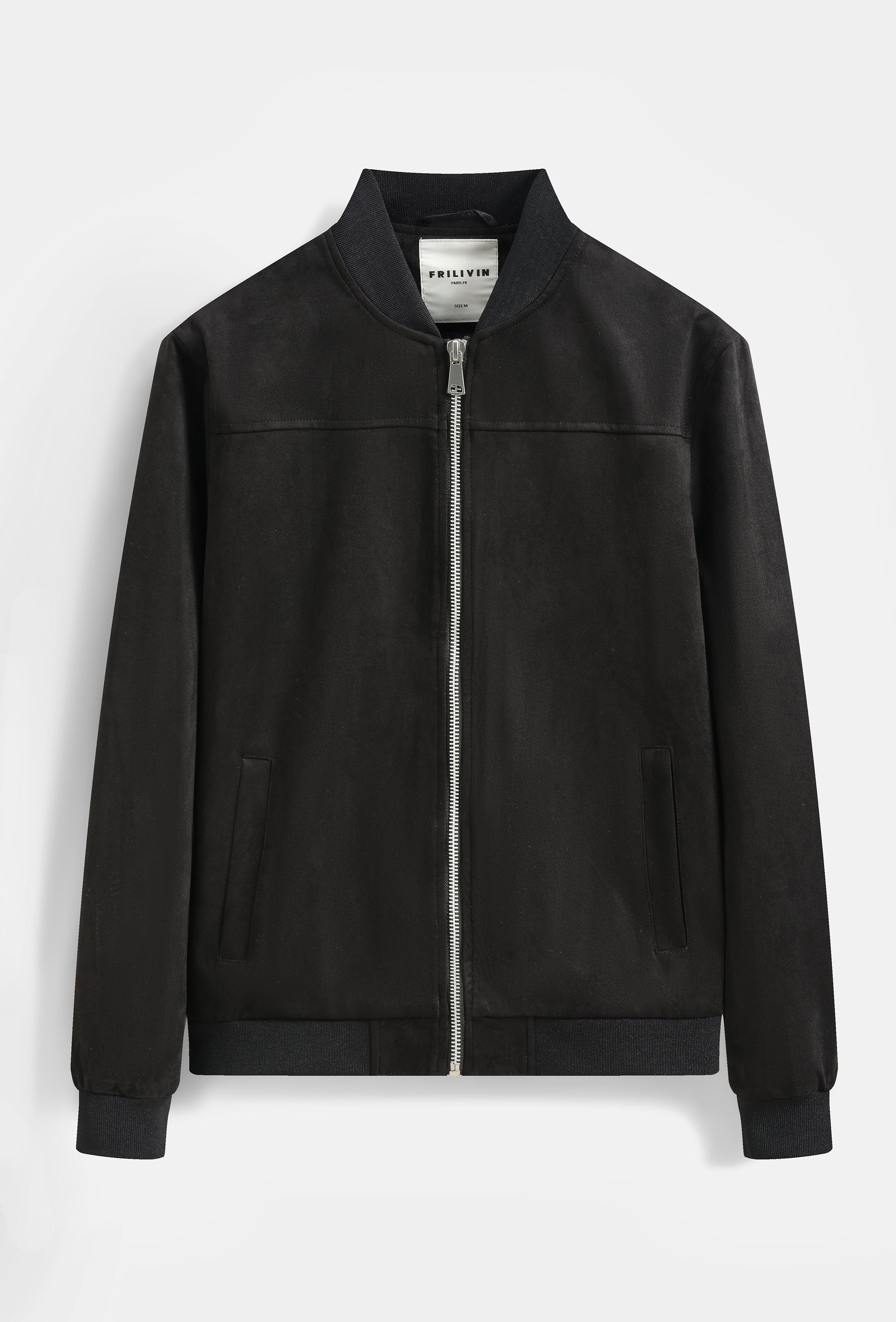 Blouson bomber zippé